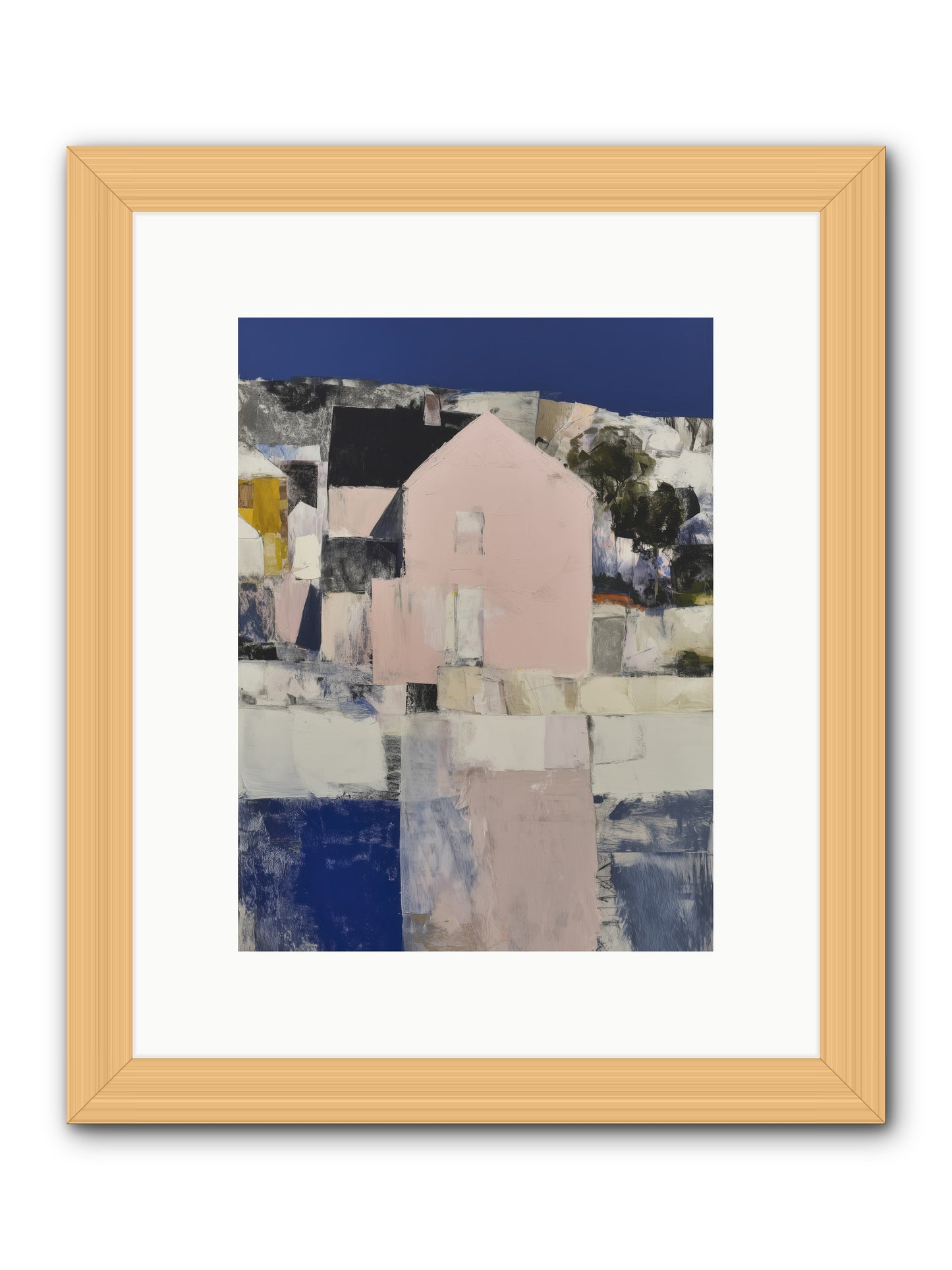 Verdant Crescent -- Framed Print - Natural 9x12