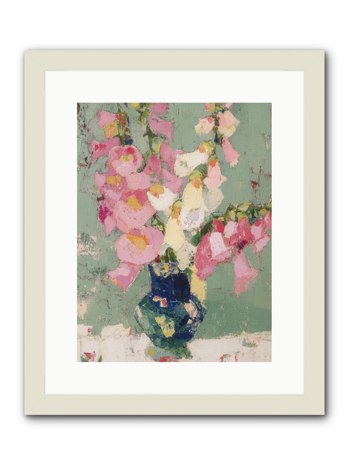 Verdant Secrets -- Framed Print - White 12x16