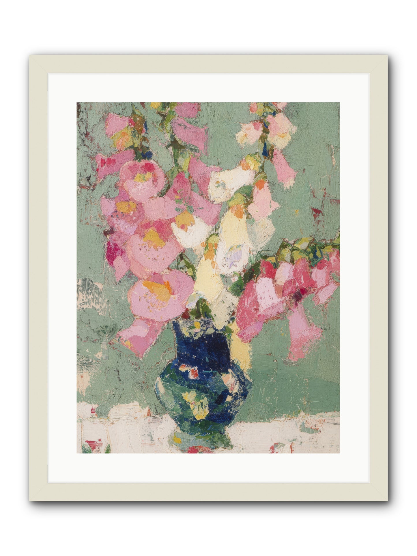 Verdant Secrets -- Framed Print - White 18x24