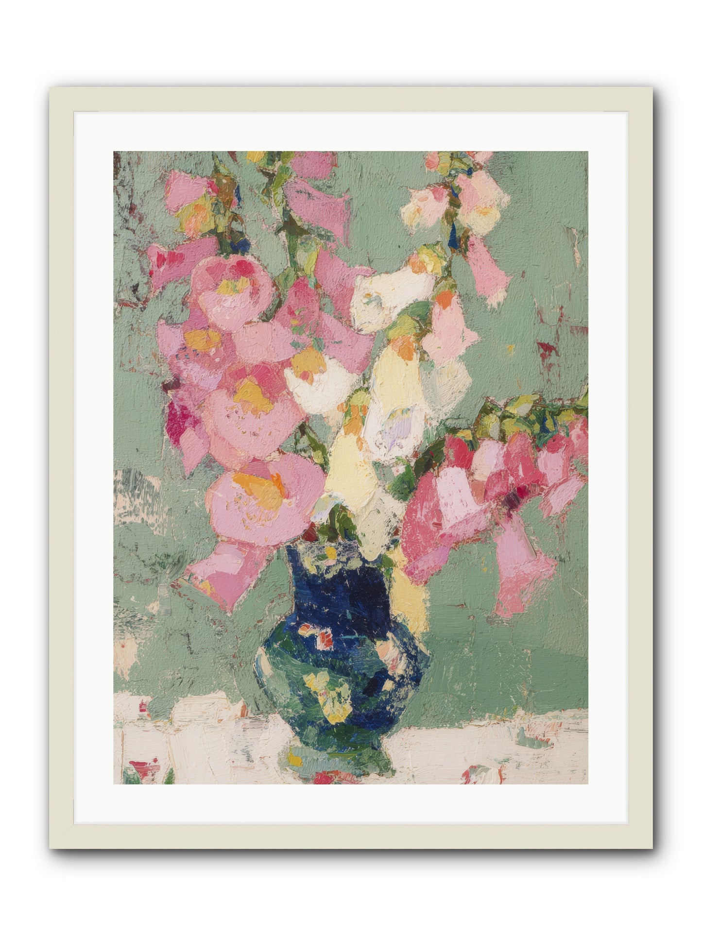 Verdant Secrets -- Framed Print - White 24x32