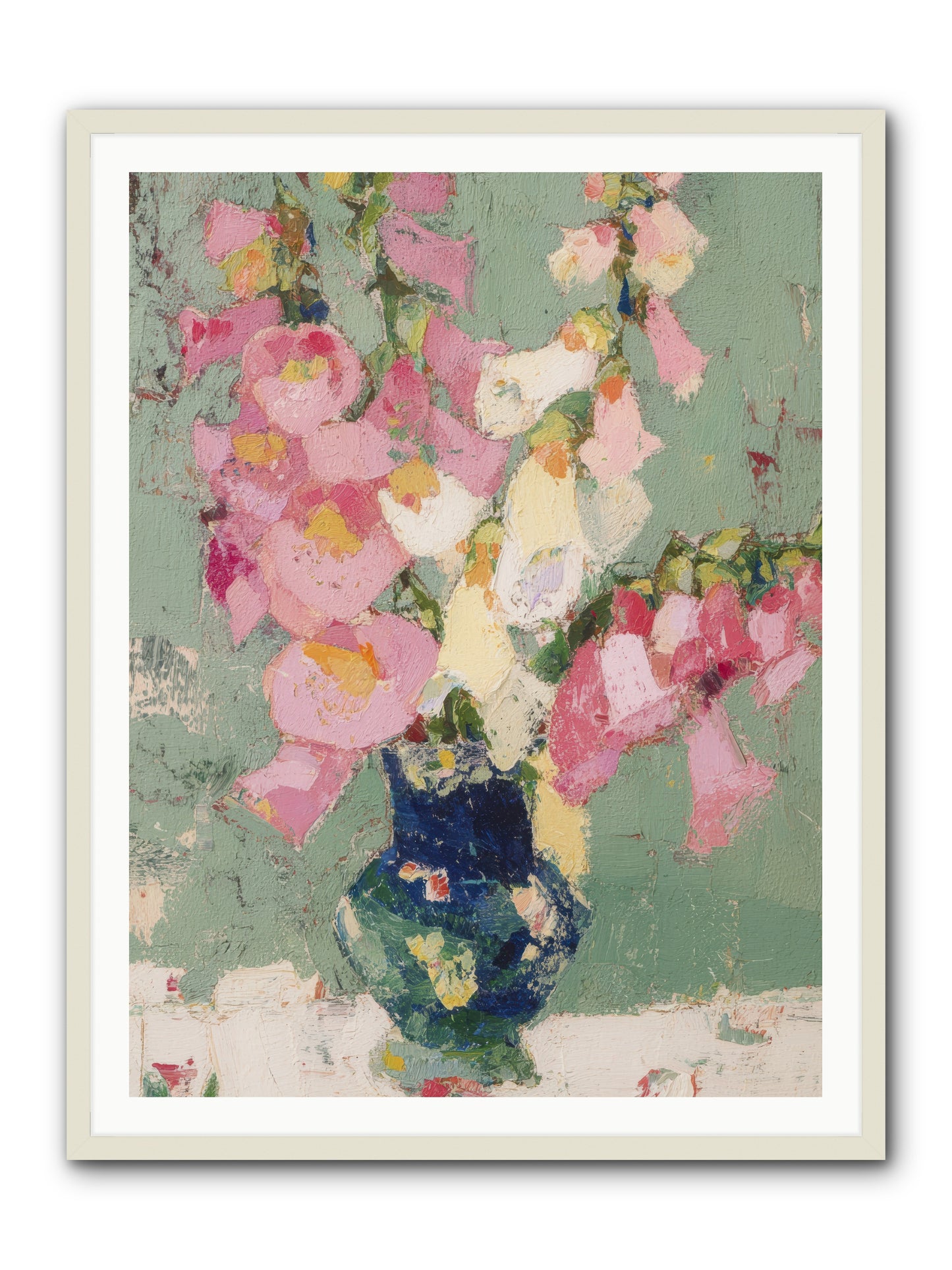 Verdant Secrets -- Framed Print - White 36x48
