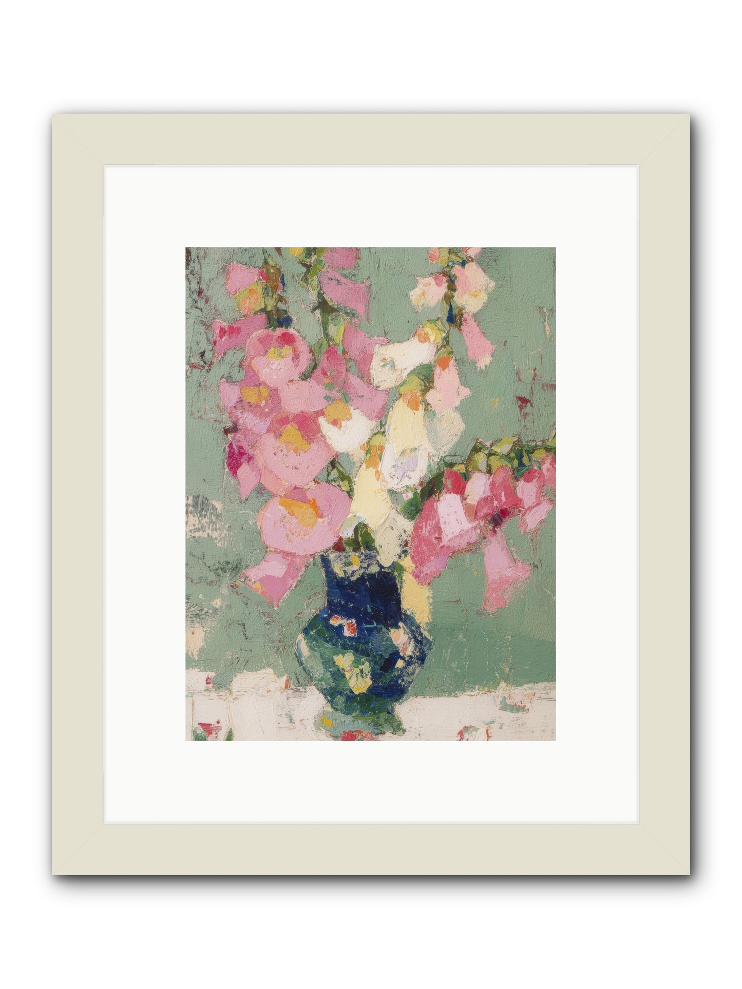 Verdant Secrets -- Framed Print - White 9x12