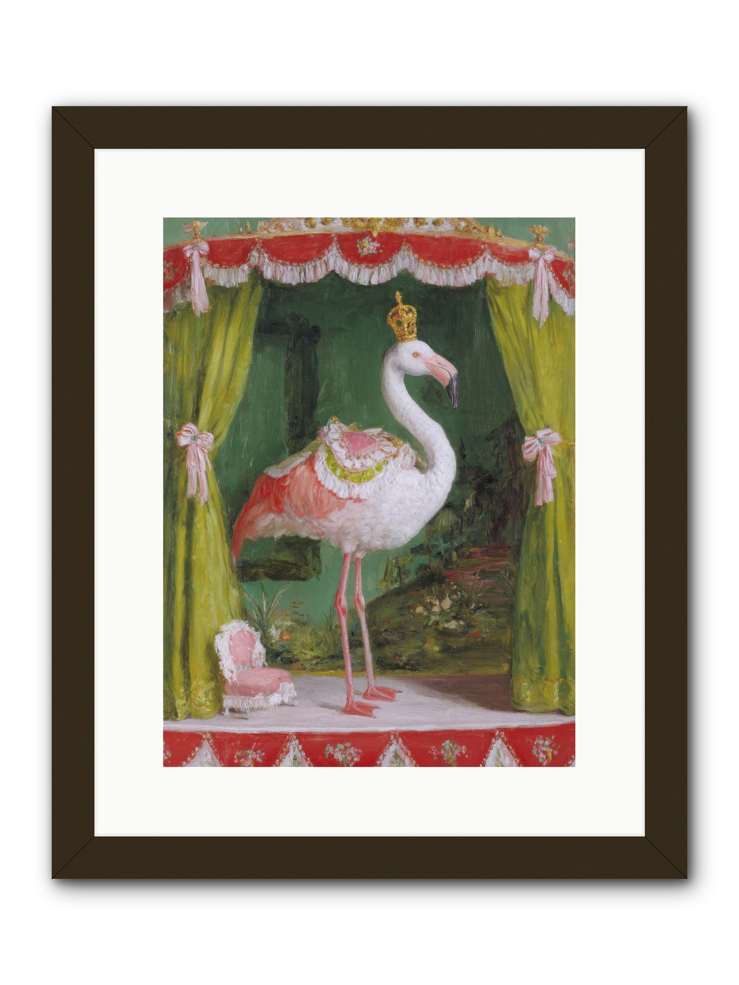 Verdant Theater -- Framed Print - Black 12x16