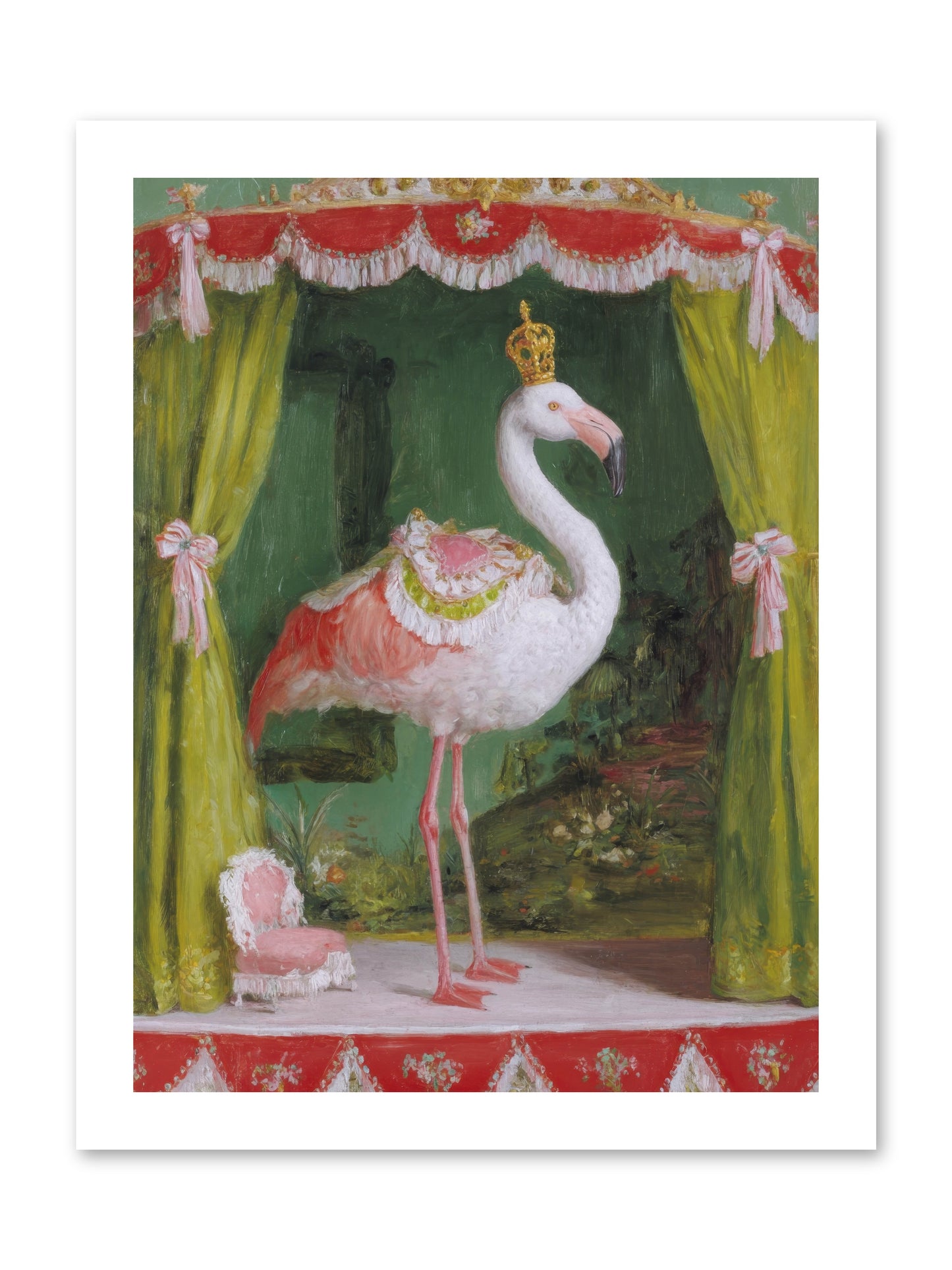 Verdant Theater -- Paper Print 12x16