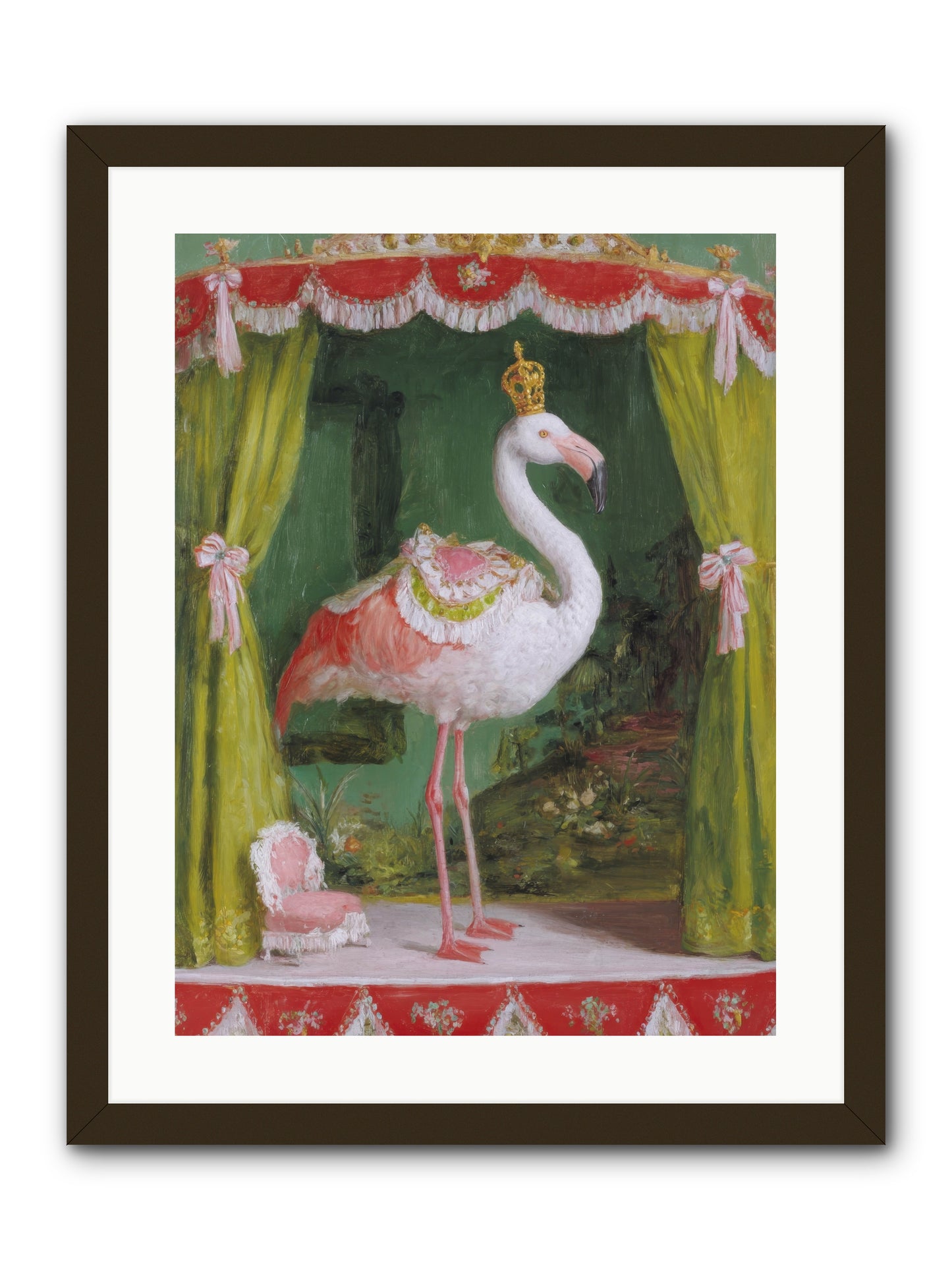 Verdant Theater -- Framed Print - Black 18x24
