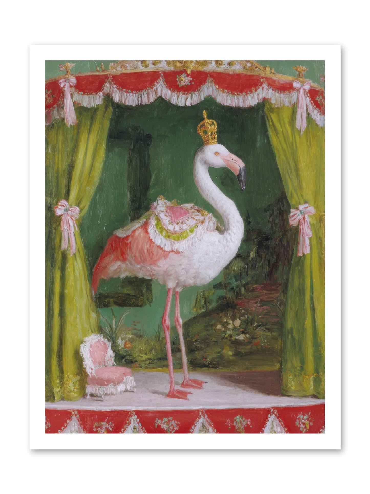 Verdant Theater -- Loose Canvas Print 18x24