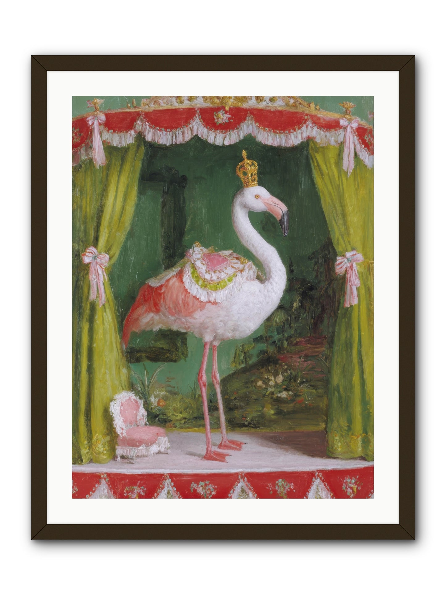 Verdant Theater -- Framed Print - Black 24x32
