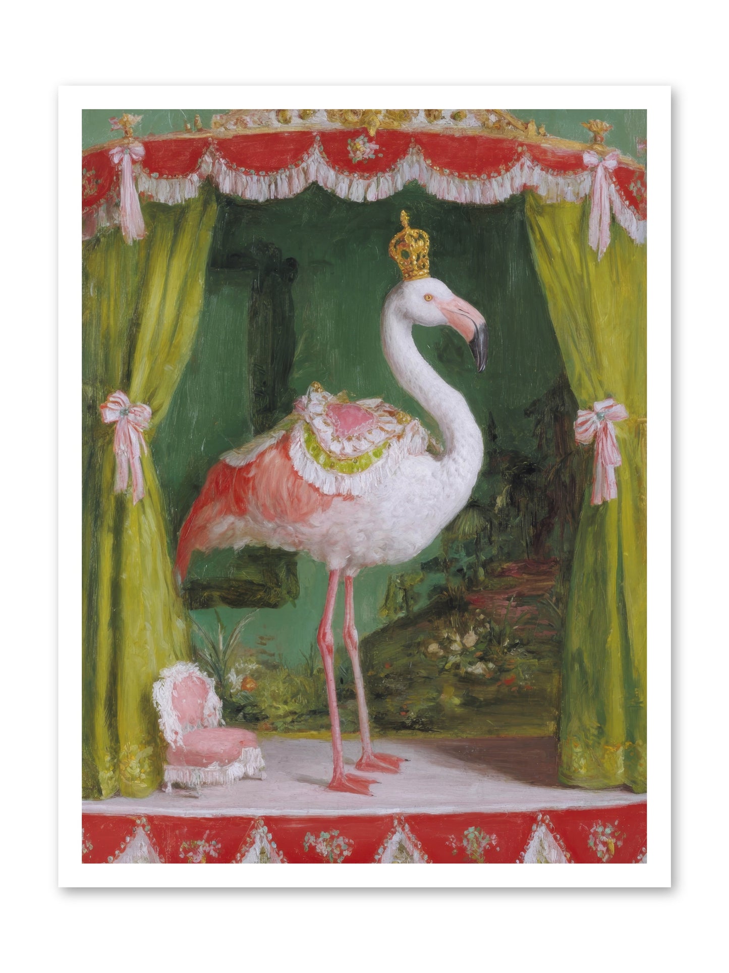 Verdant Theater -- Loose Canvas Print 24x32