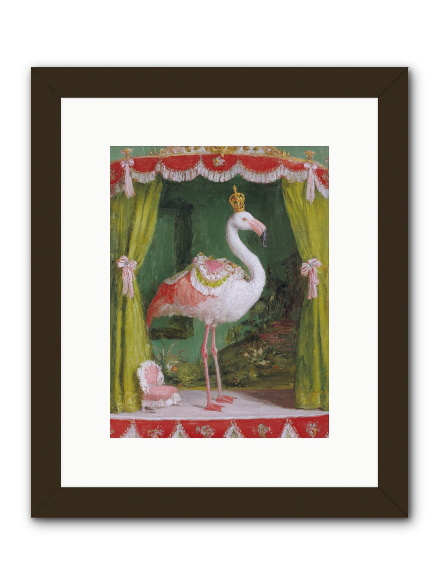 Verdant Theater -- Framed Print - Black 9x12
