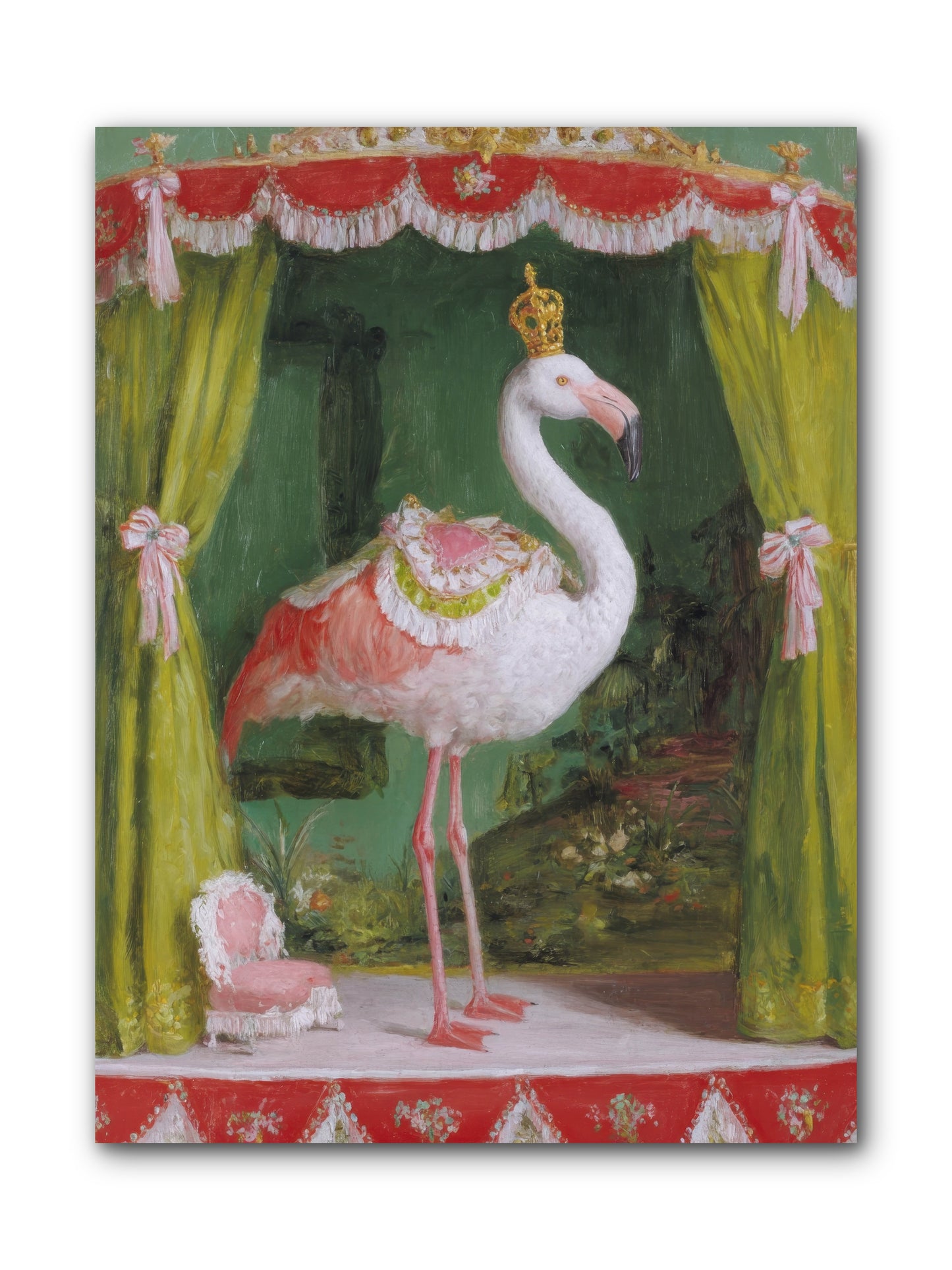 Verdant Theater -- Wrapped Canvas 9x12