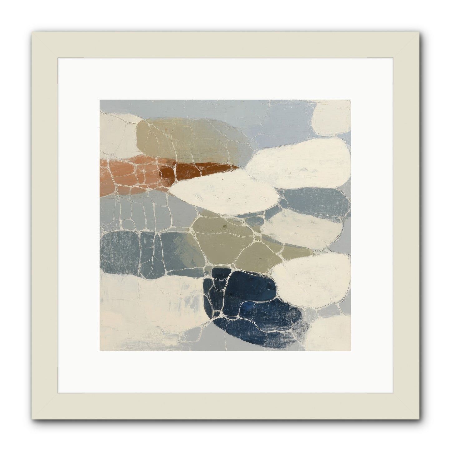 Verdure -- Framed Print - White 12x12