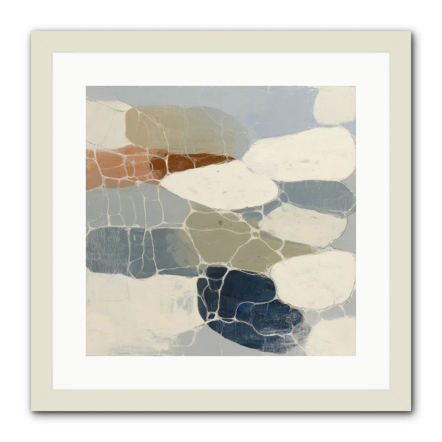 Verdure -- Framed Print - White 16x16
