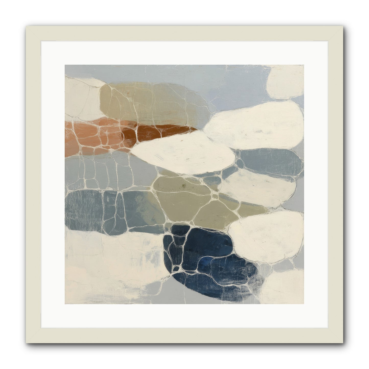 Verdure -- Framed Print - White 20x20