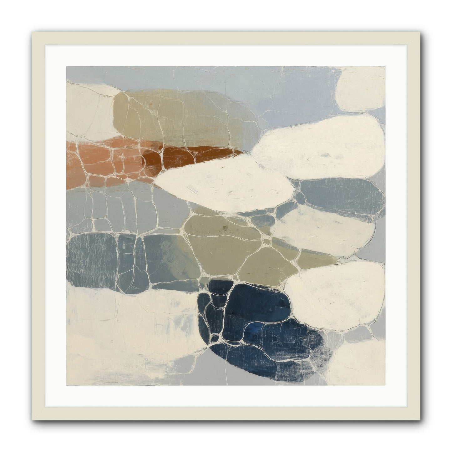 Verdure -- Framed Print - White 30x30