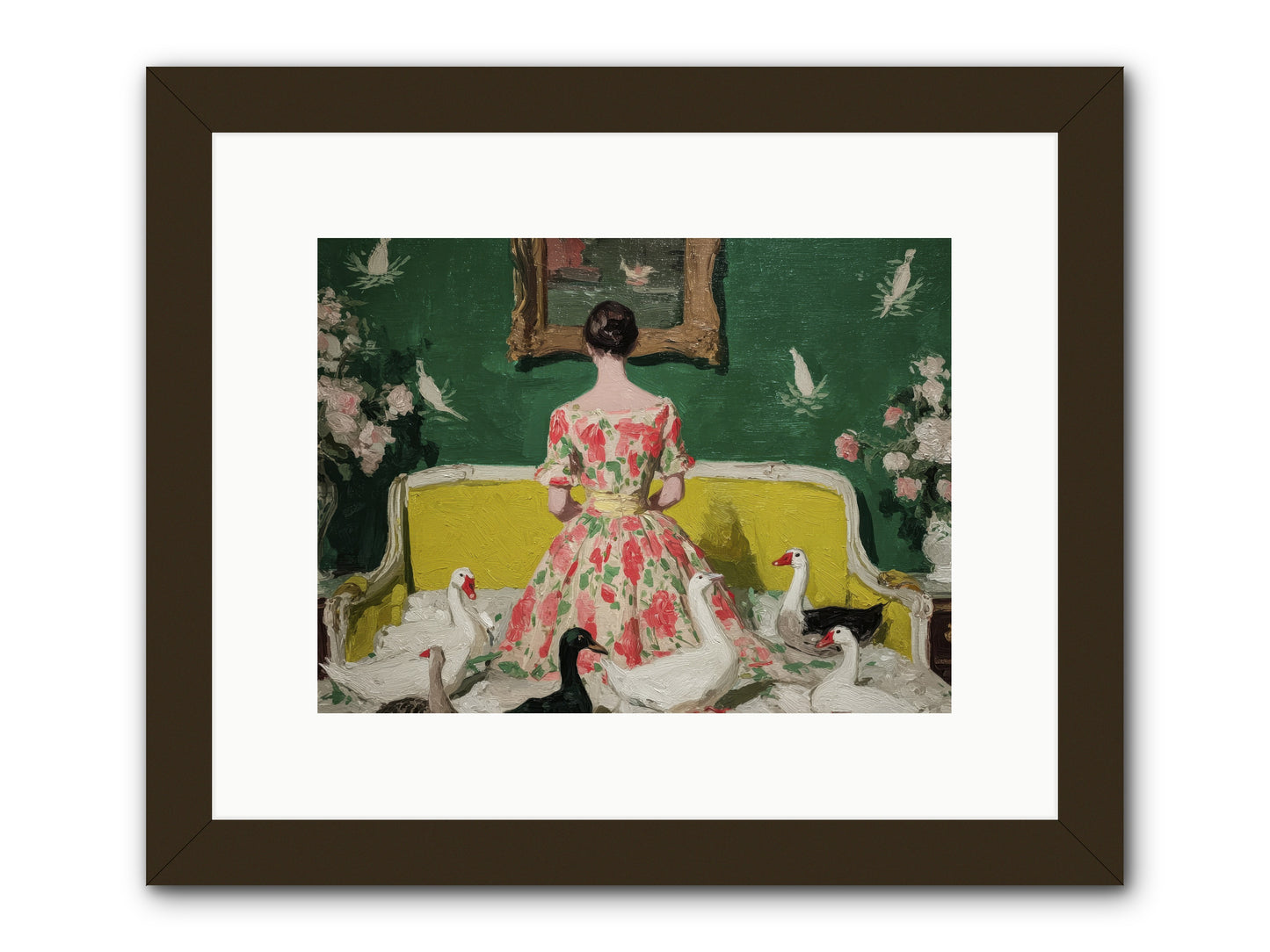 Verity & Violet Hours-REZ -- Framed Print - Black 12x9