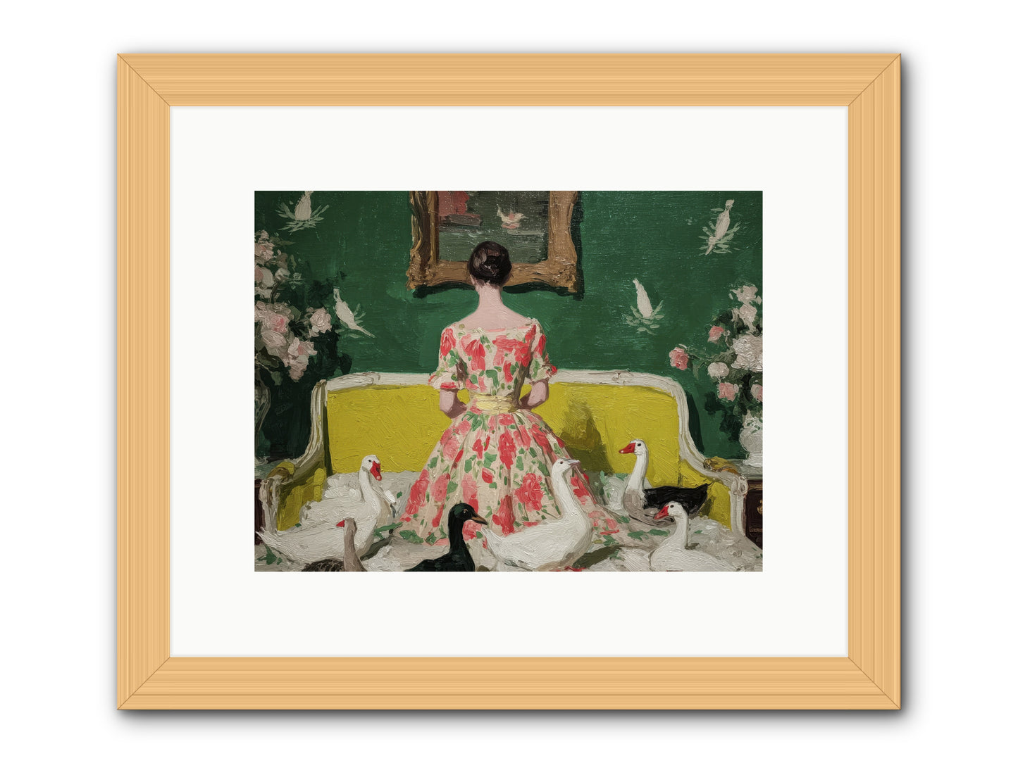 Verity & Violet Hours-REZ -- Framed Print - Natural 12x9