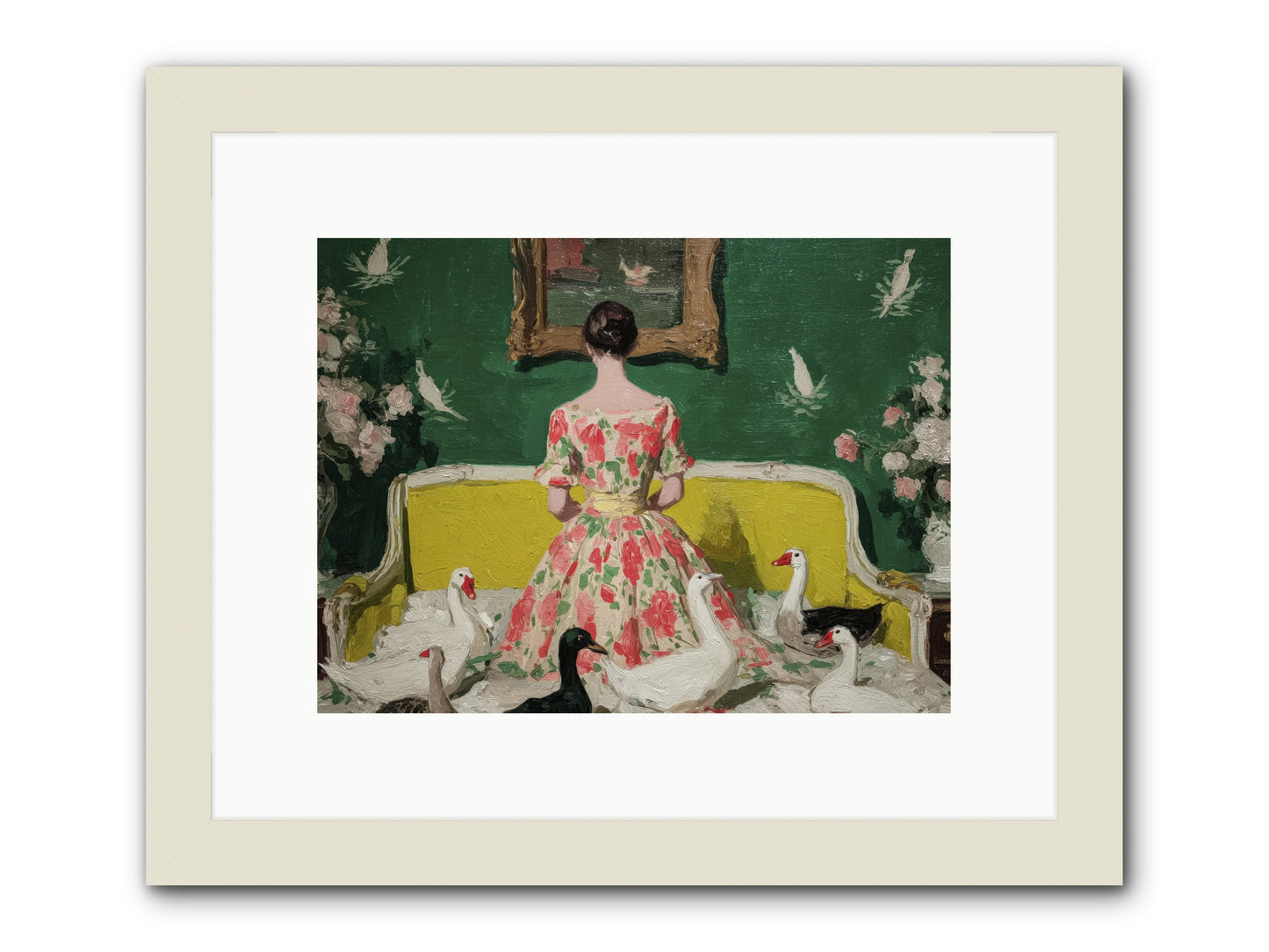 Verity & Violet Hours-REZ -- Framed Print - White 12x9