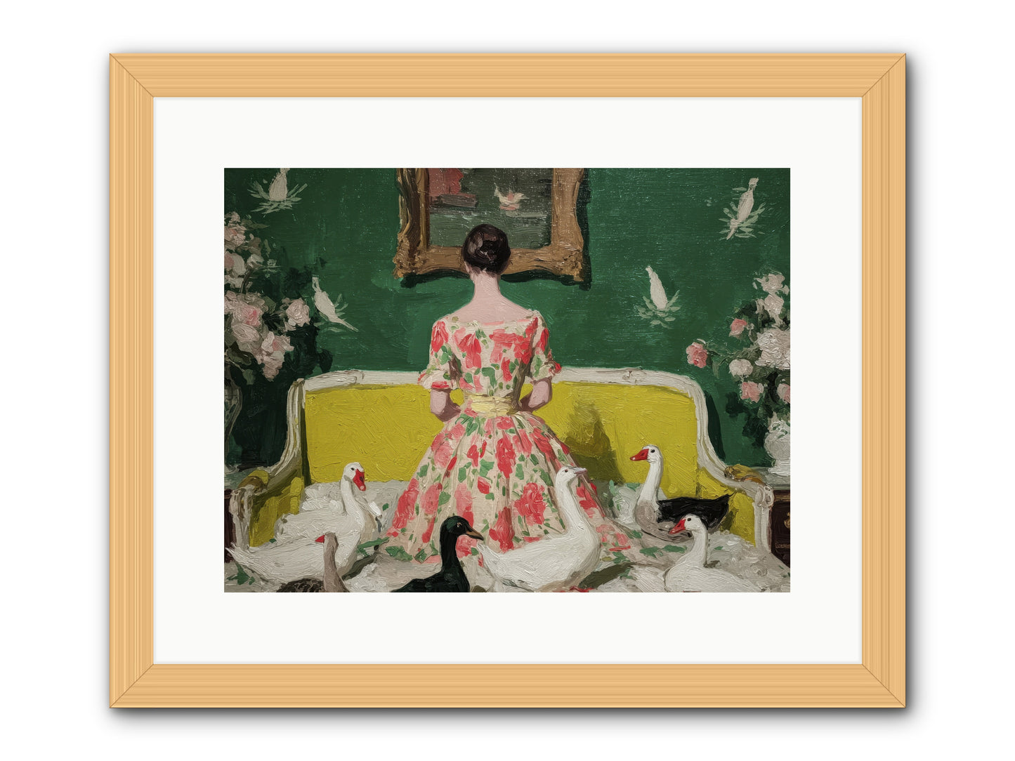 Verity & Violet Hours-REZ -- Framed Print - Natural 16x12