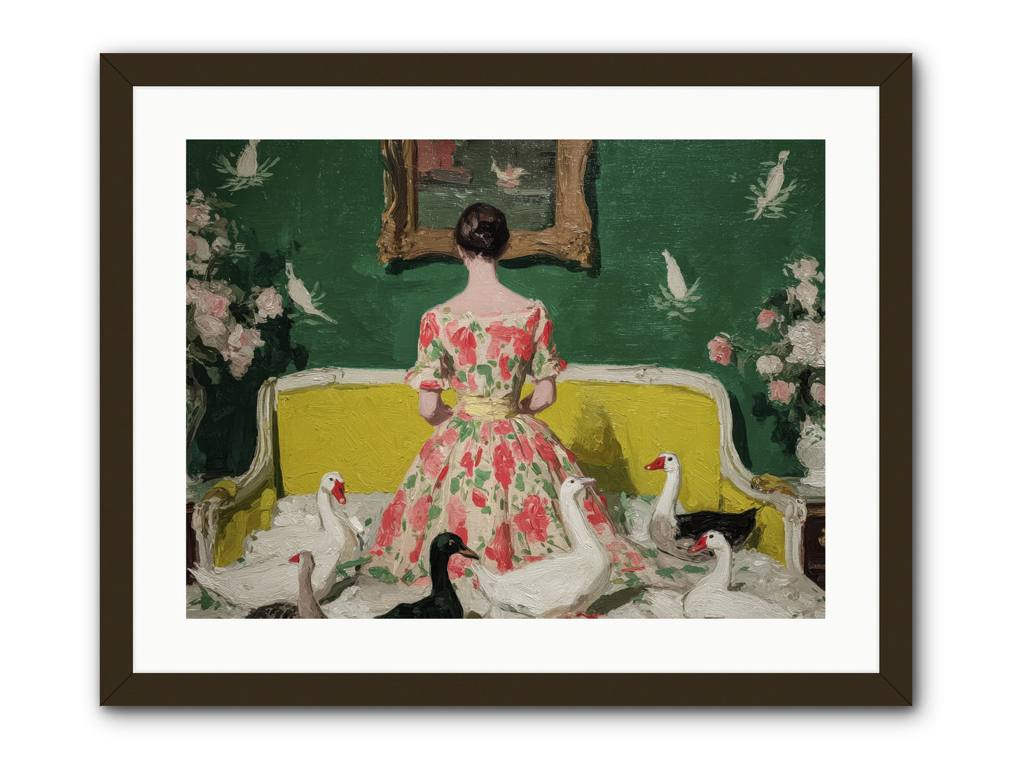 Verity & Violet Hours-REZ -- Framed Print - Black 24x18