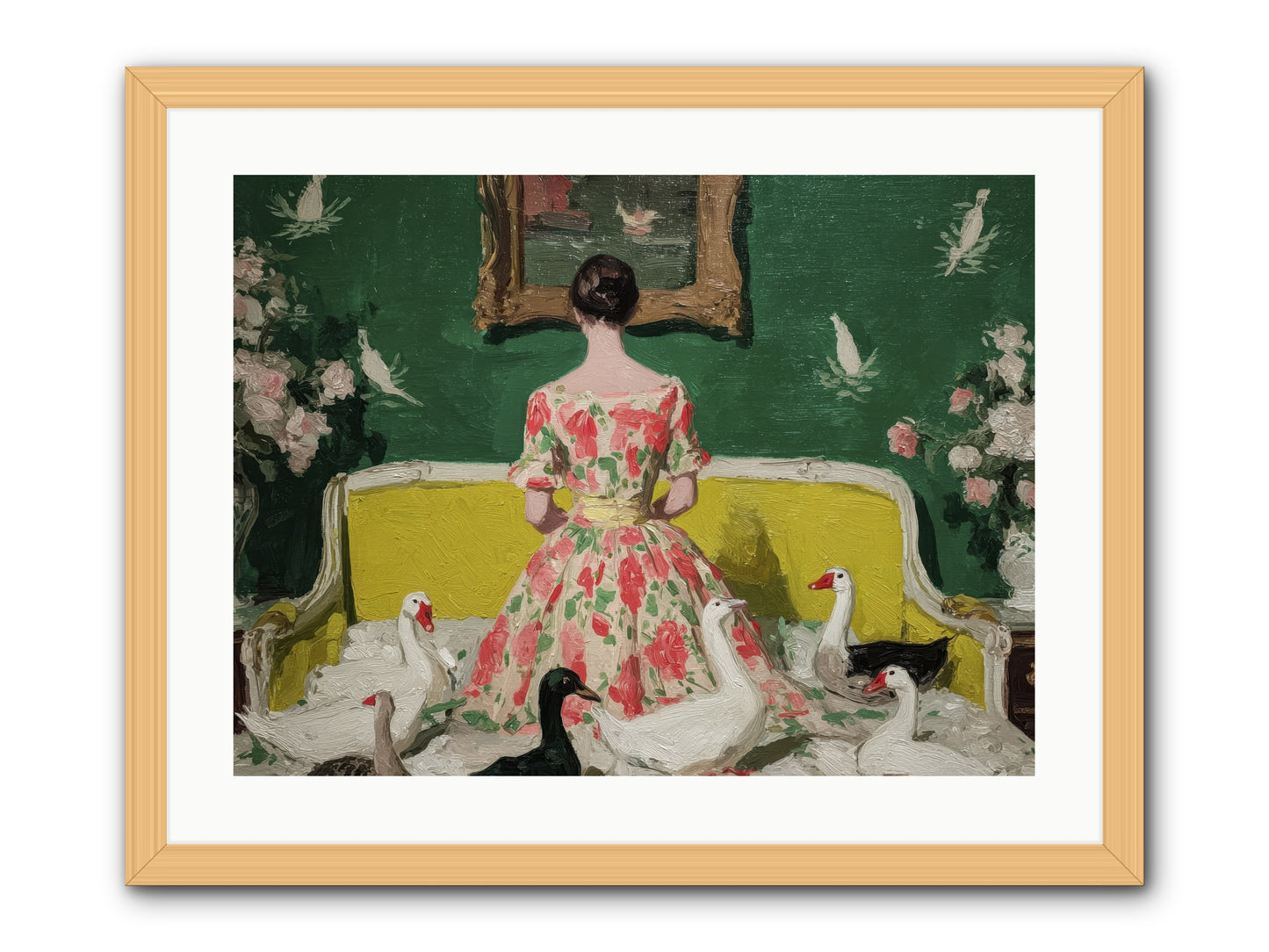 Verity & Violet Hours-REZ -- Framed Print - Natural 24x18
