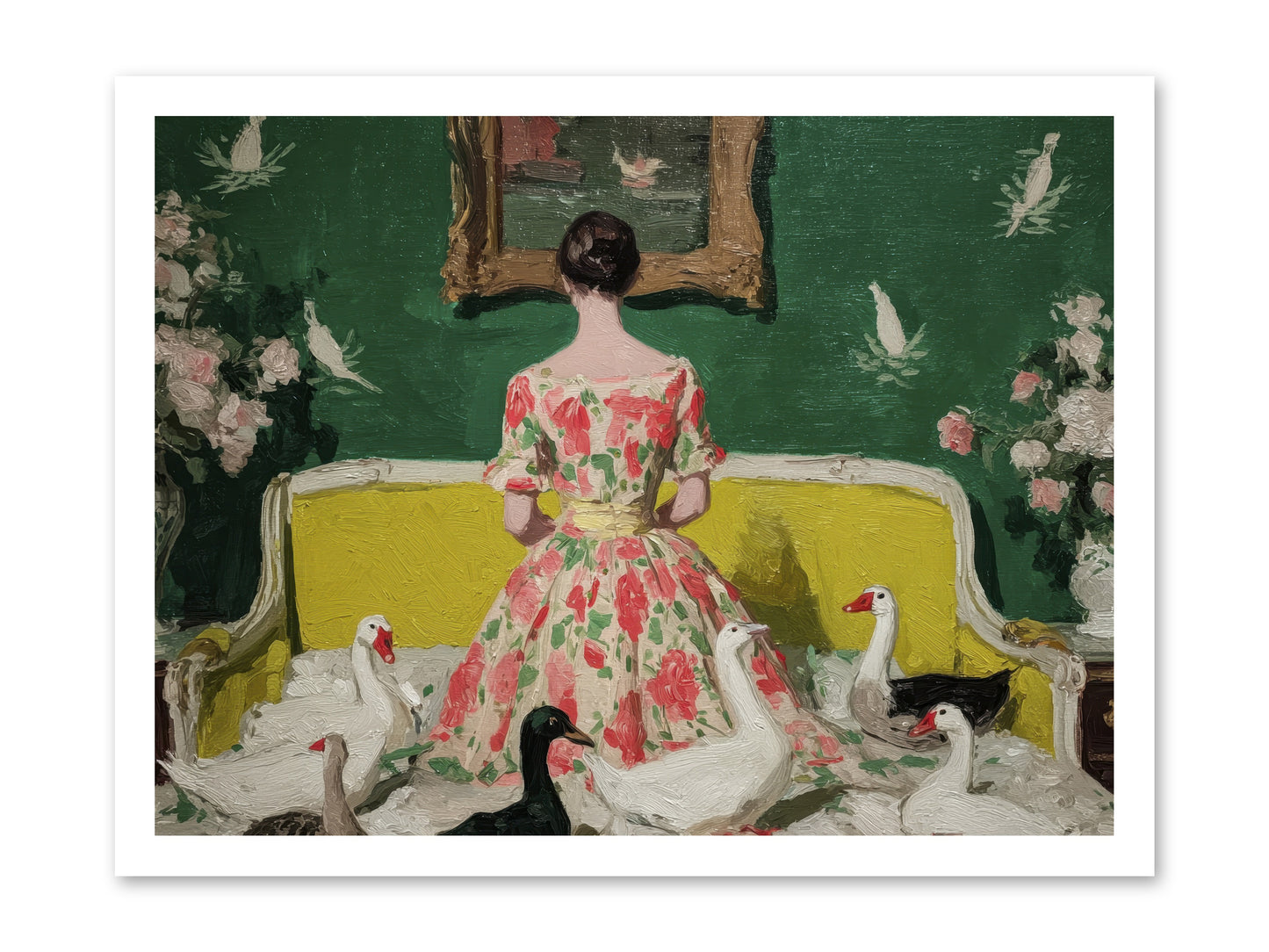 Verity & Violet Hours-REZ -- Loose Canvas Print 24x18