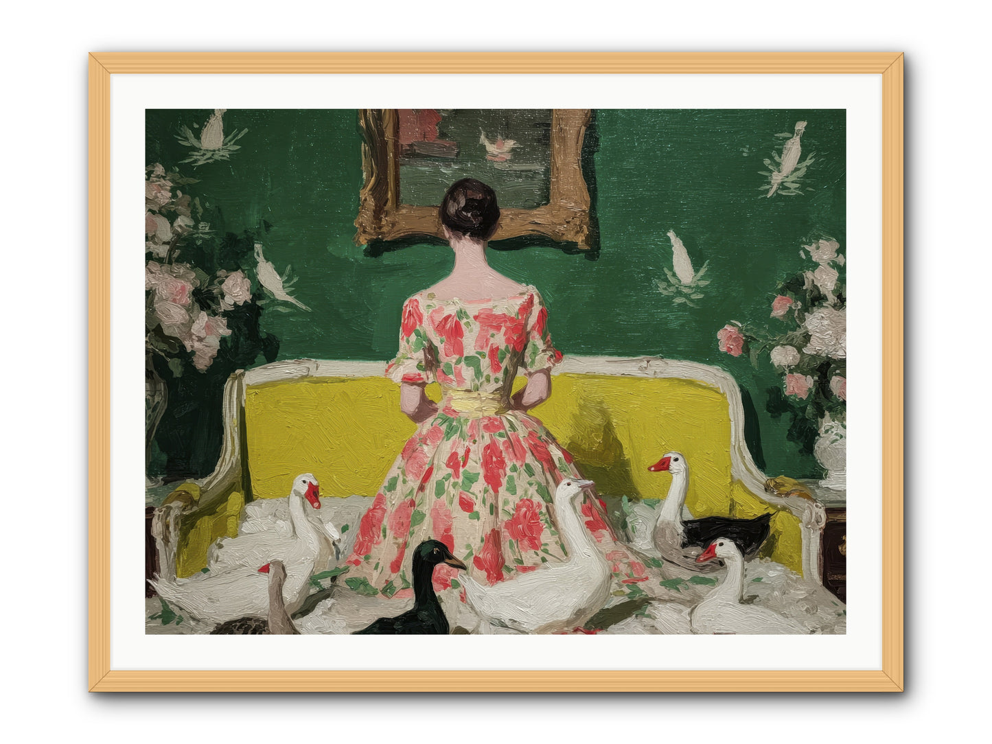 Verity & Violet Hours-REZ -- Framed Print - Natural 40x30