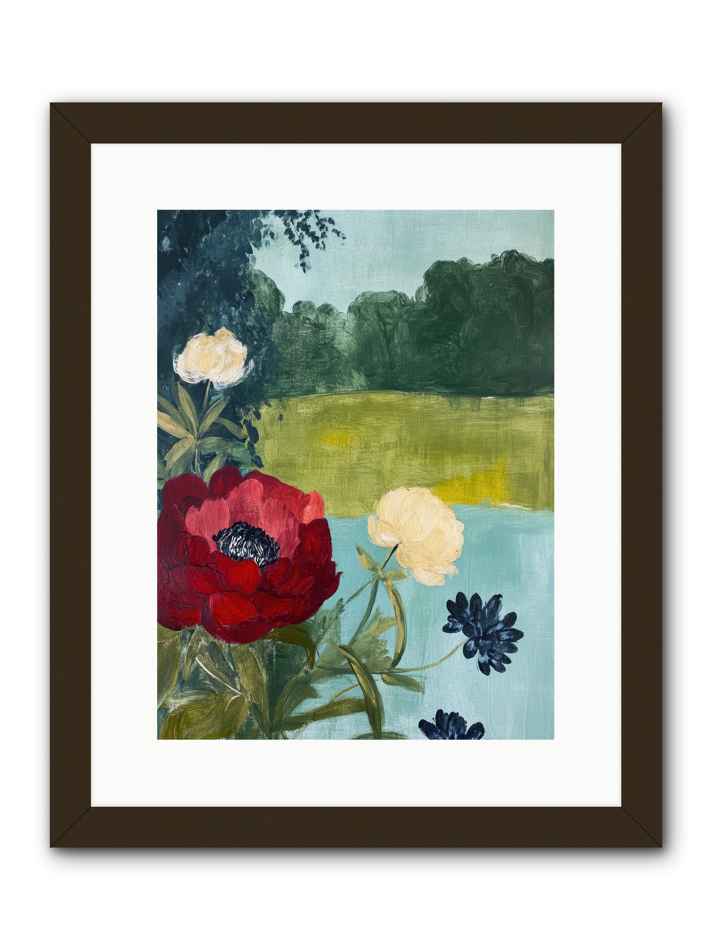 Vermilion Shores -- Framed Print - Black 12x16
