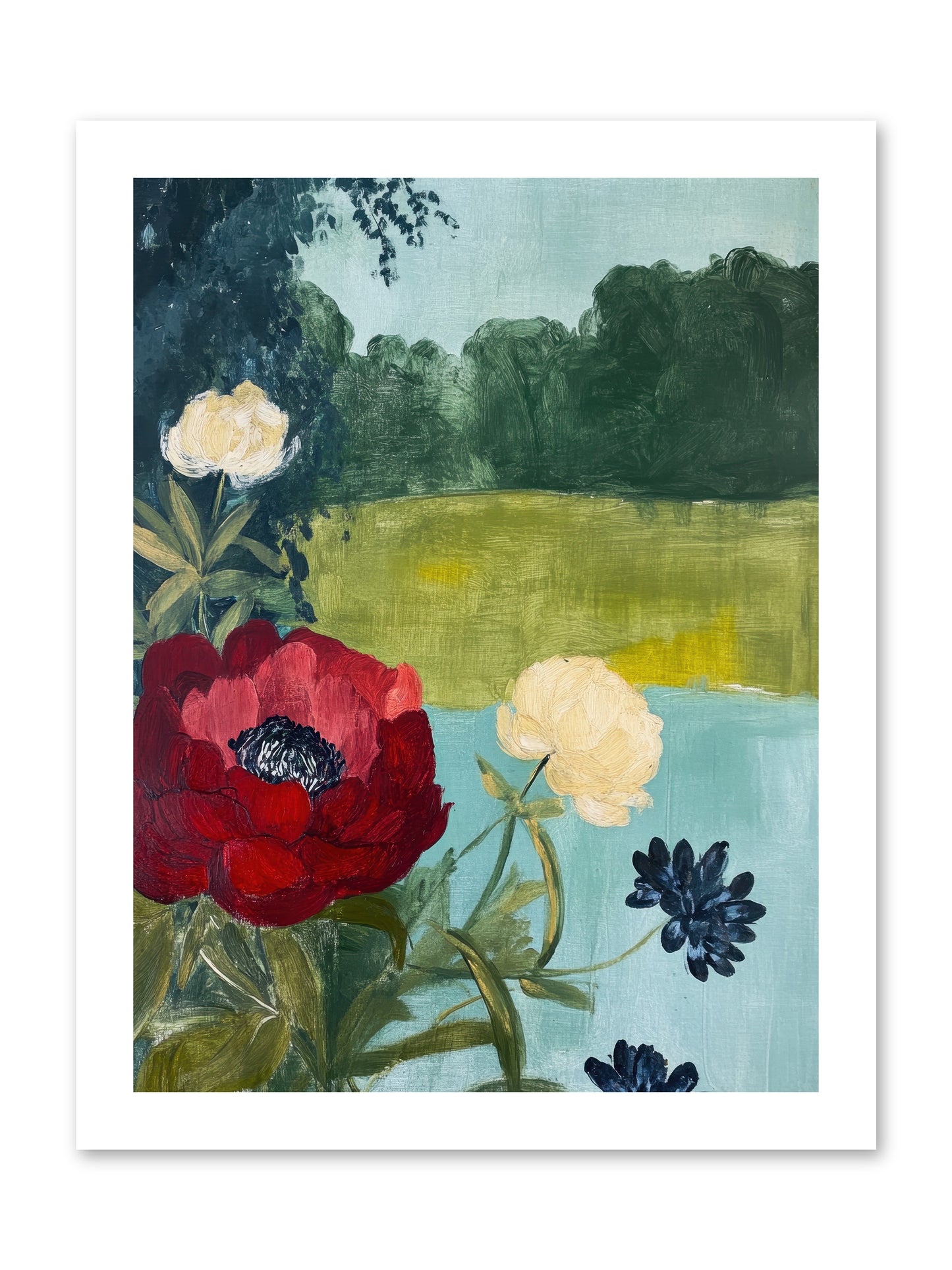 Vermilion Shores -- Loose Canvas Print 12x16