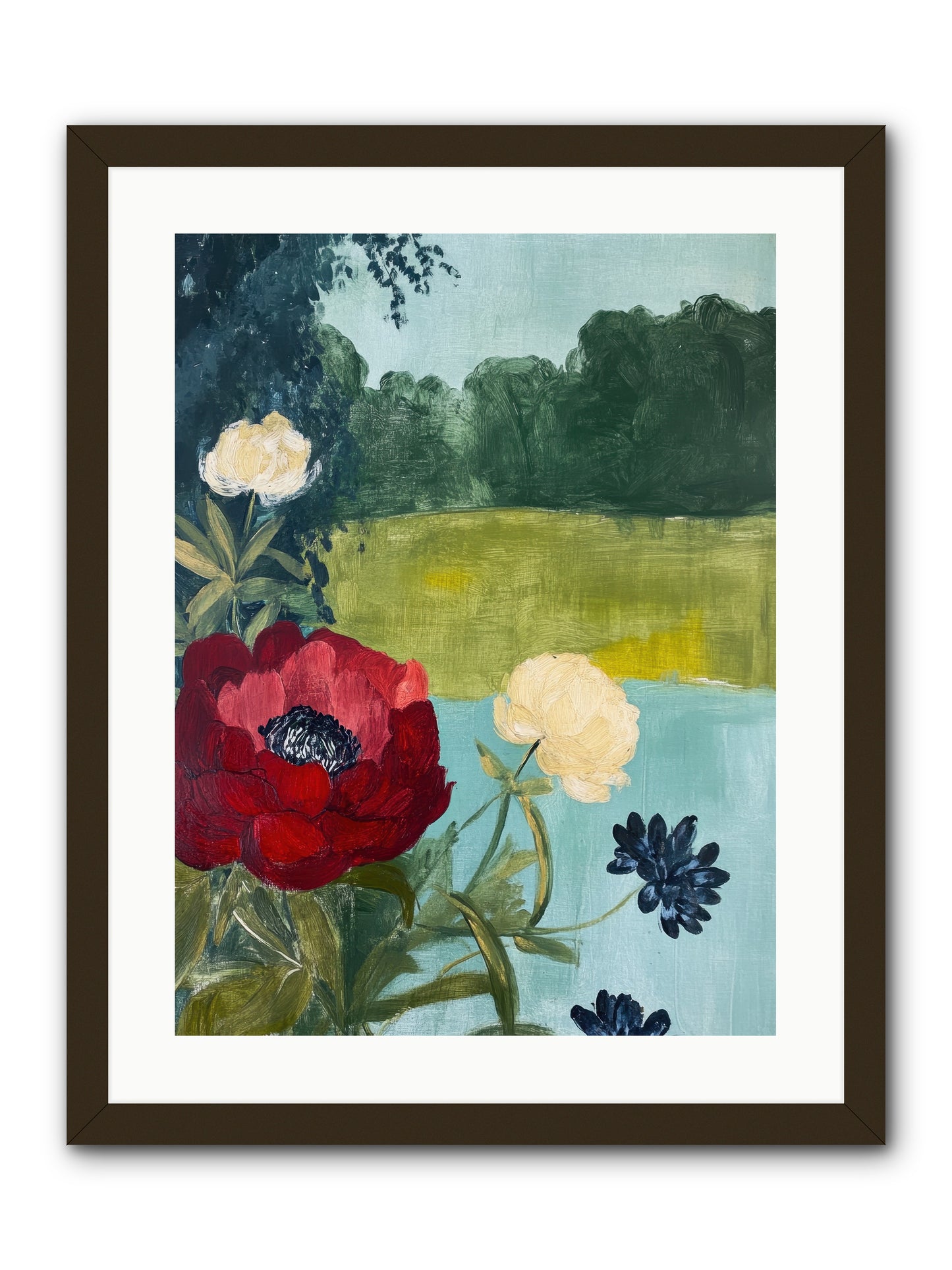 Vermilion Shores -- Framed Print - Black 18x24