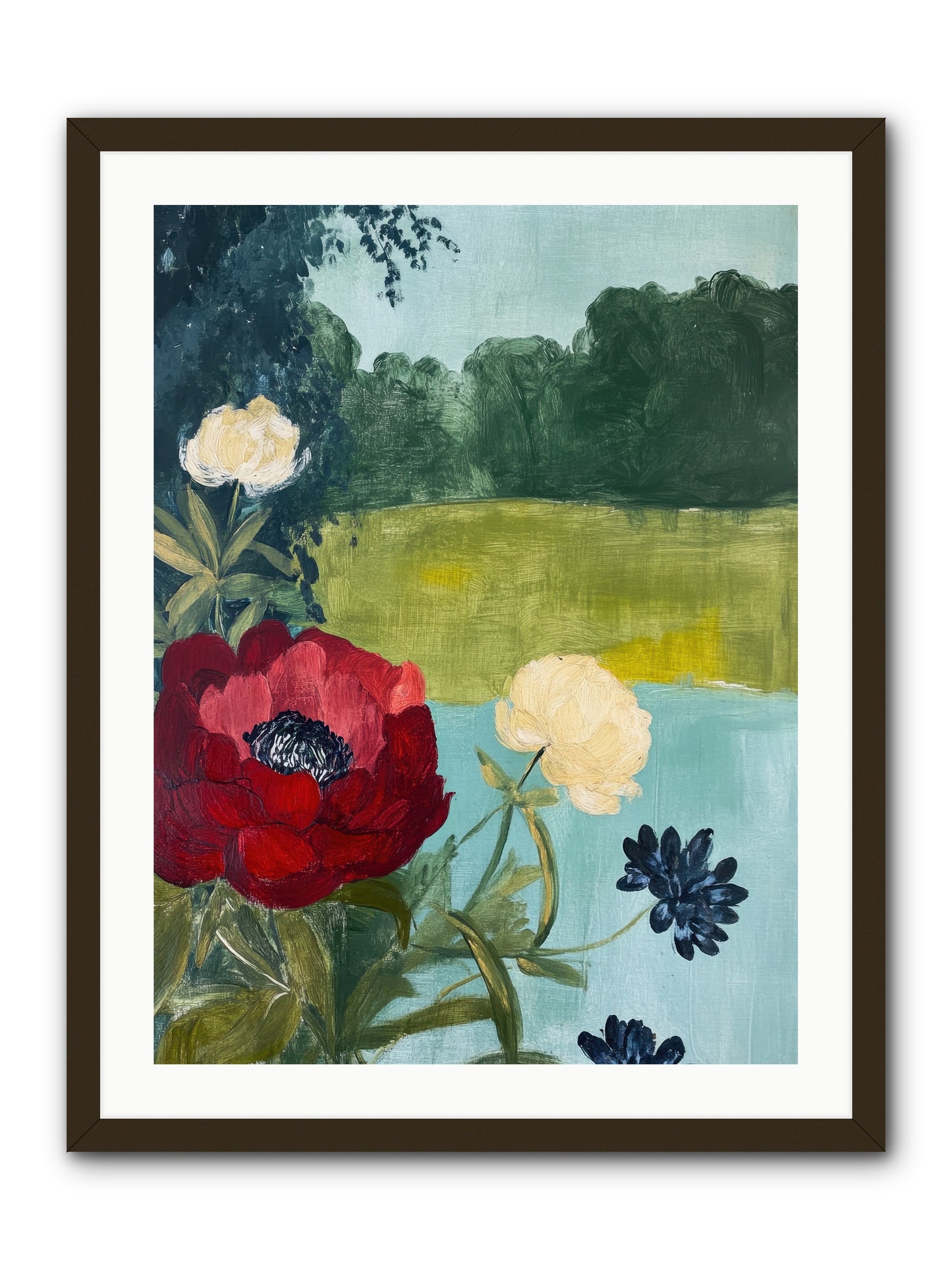 Vermilion Shores -- Framed Print - Black 24x32