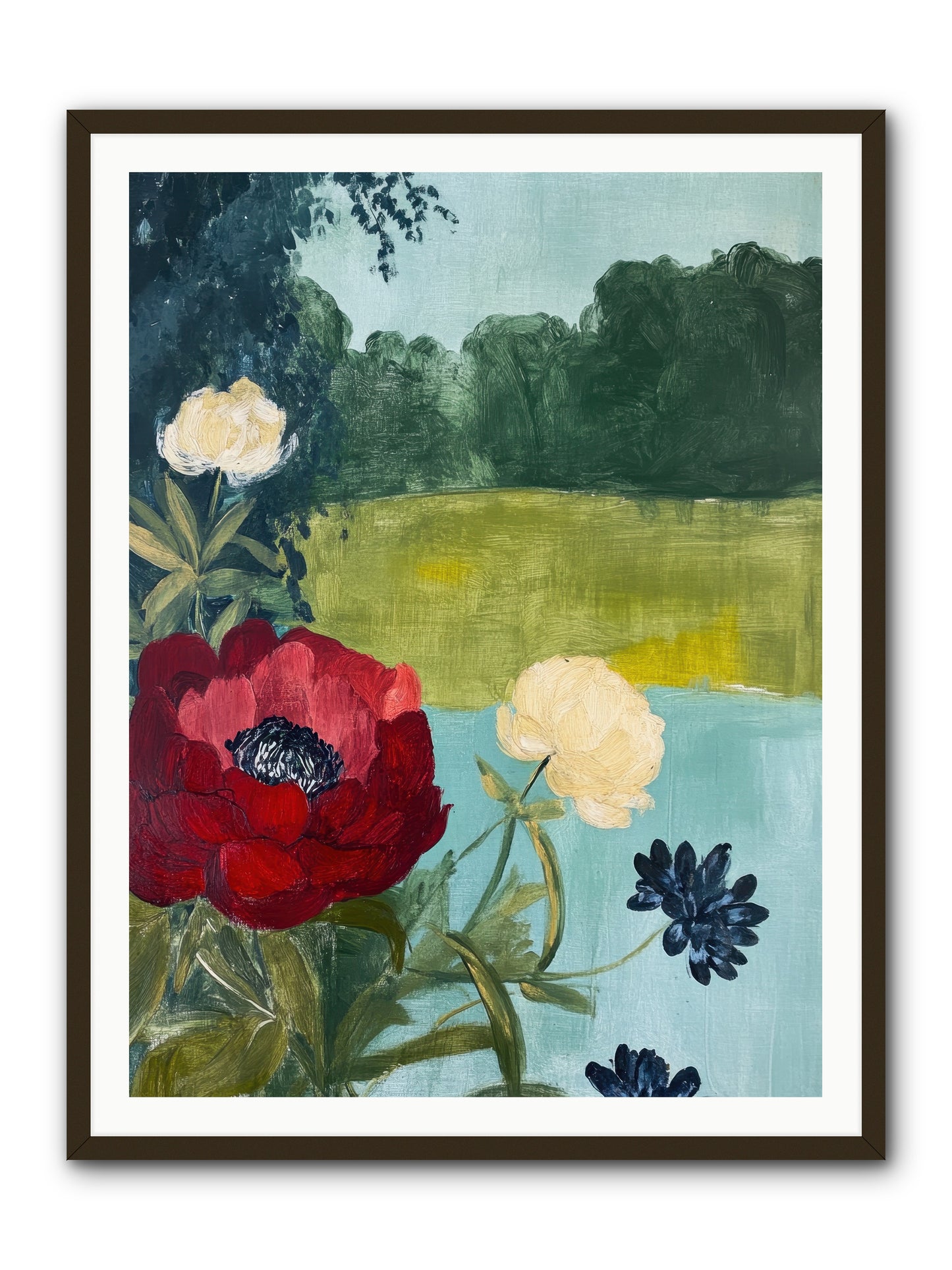 Vermilion Shores -- Framed Print - Black 36x48