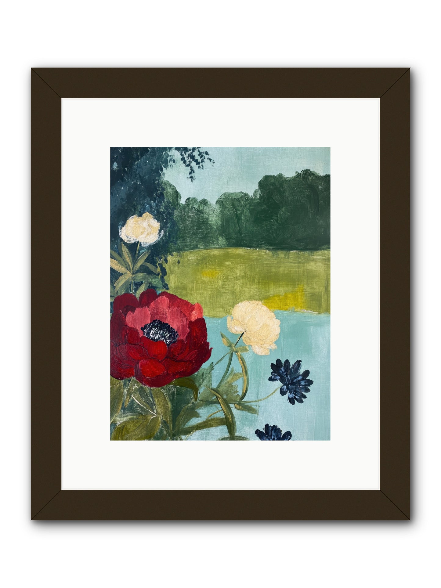 Vermilion Shores -- Framed Print - Black 9x12