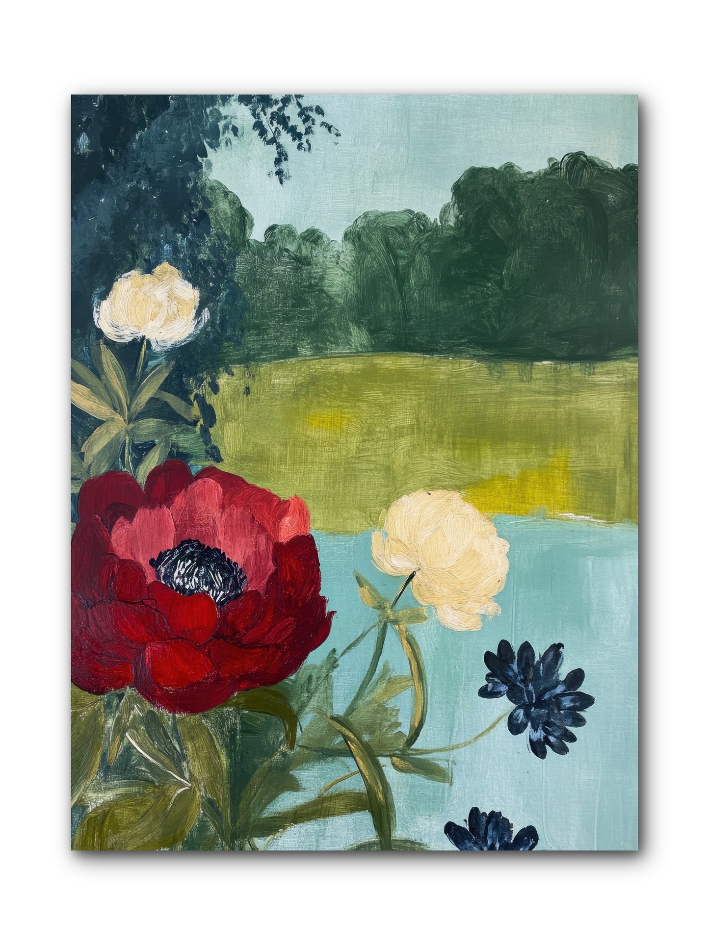 Vermilion Shores -- Wrapped Canvas 9x12