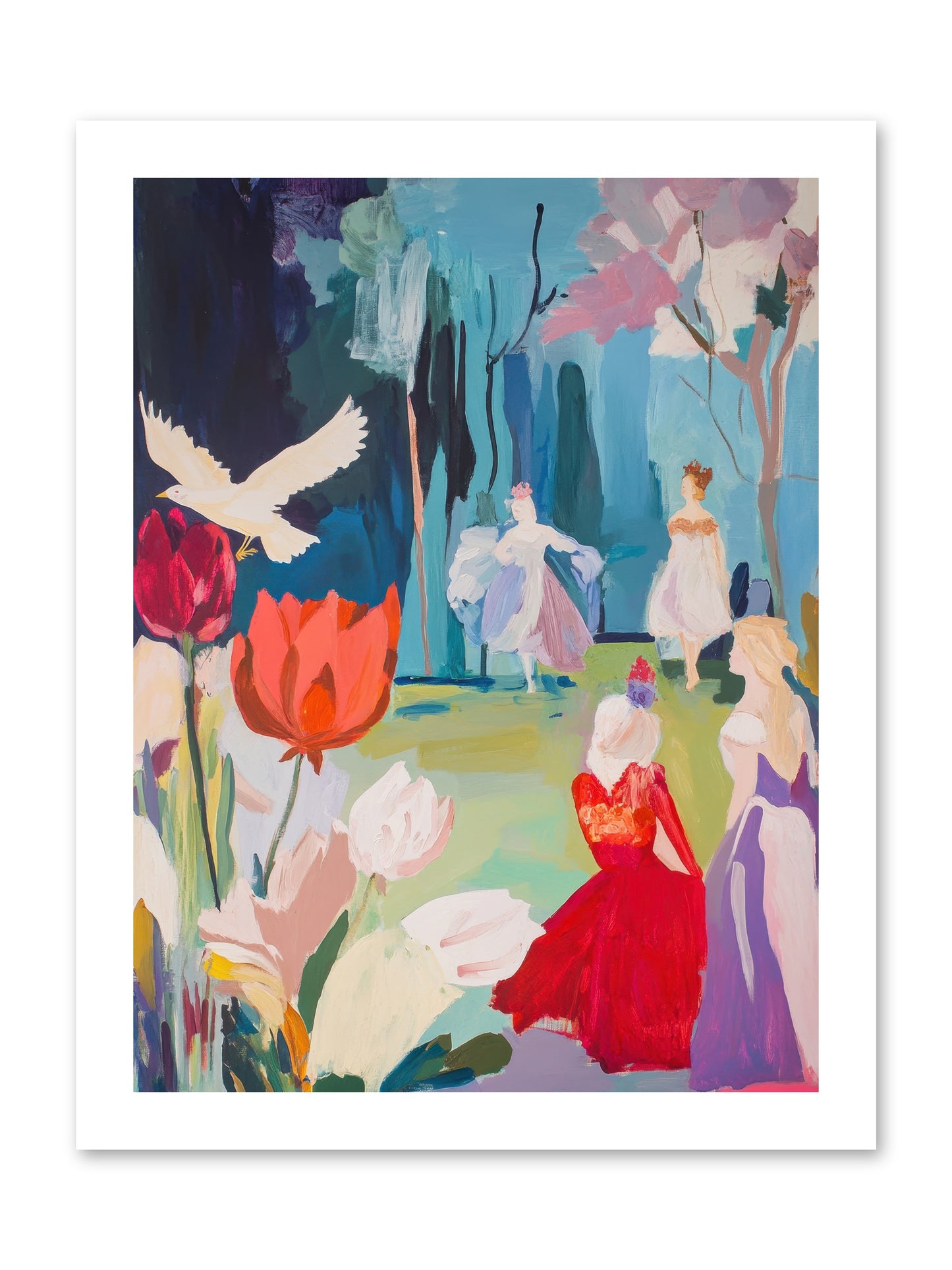 Vernal Celebrations -- Paper Print 12x16