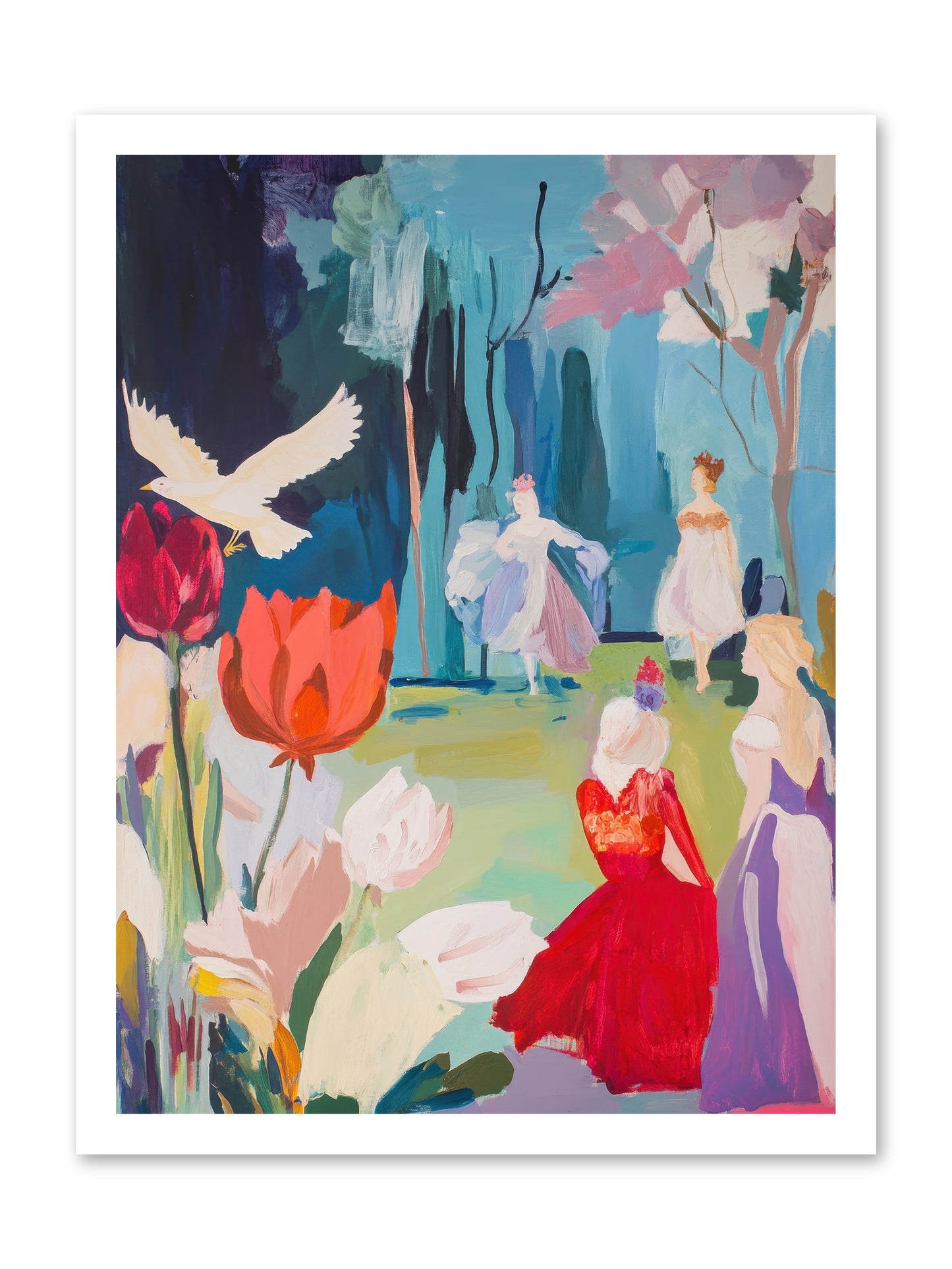 Vernal Celebrations -- Paper Print 18x24