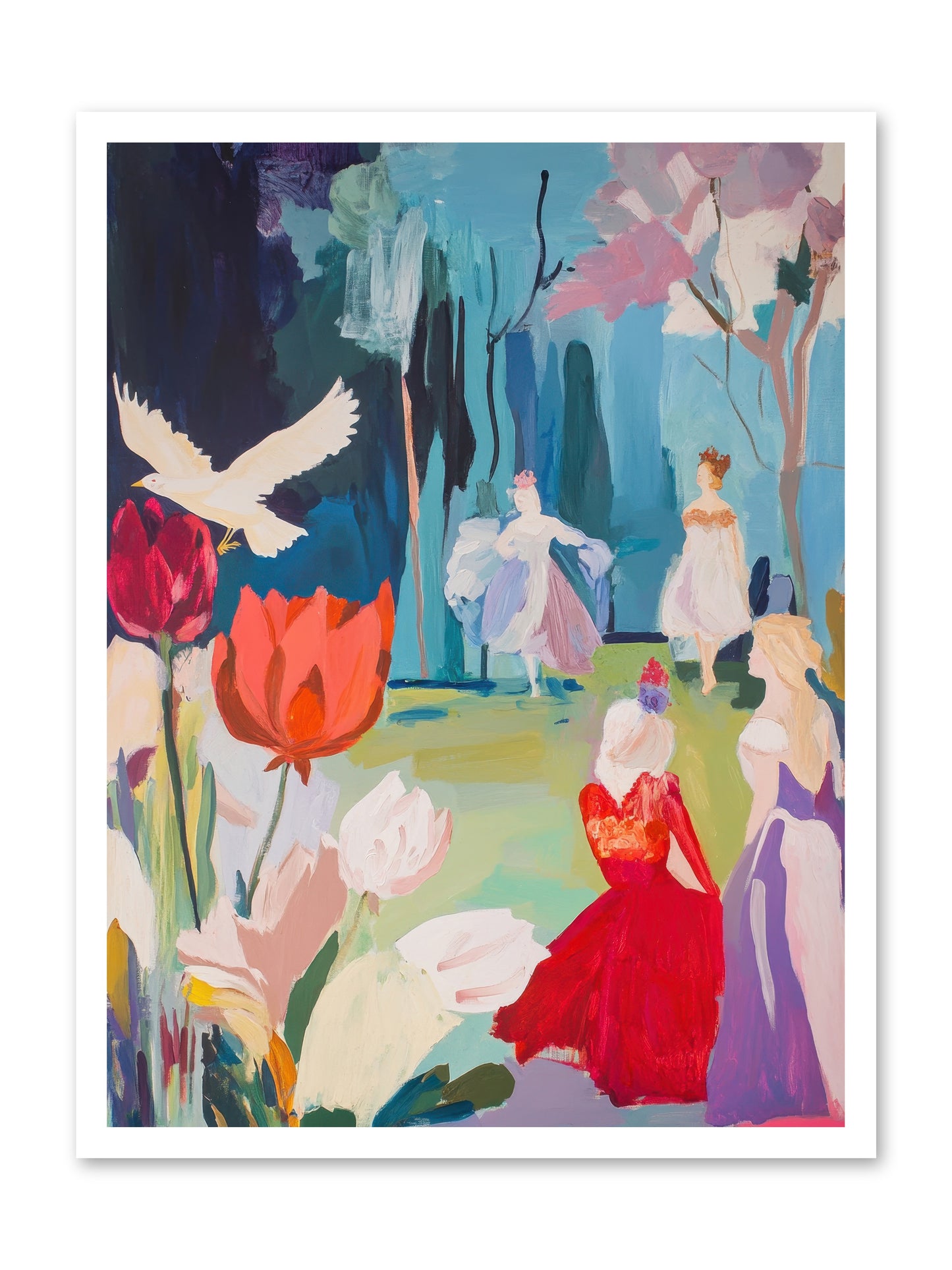 Vernal Celebrations -- Paper Print 24x32