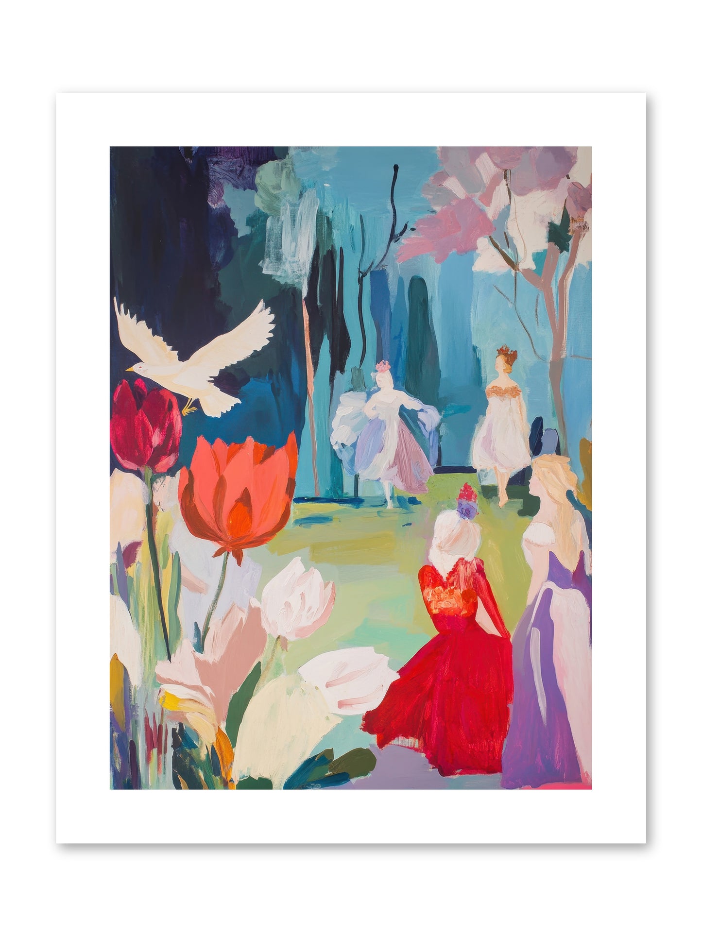 Vernal Celebrations -- Paper Print 9x12
