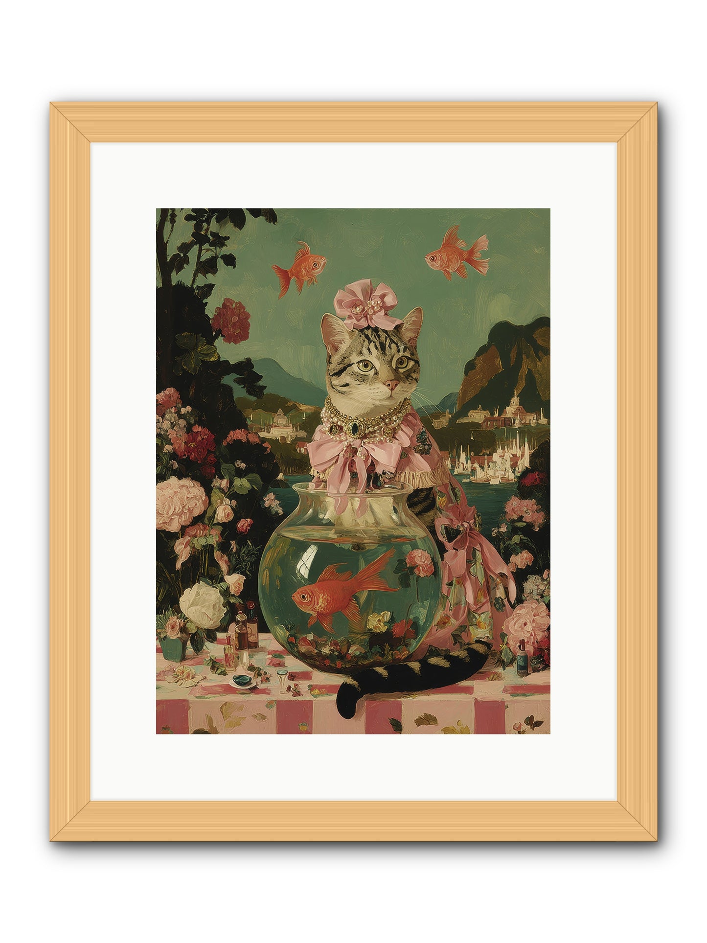 Verses Unfold -- Framed Print - Natural 12x16