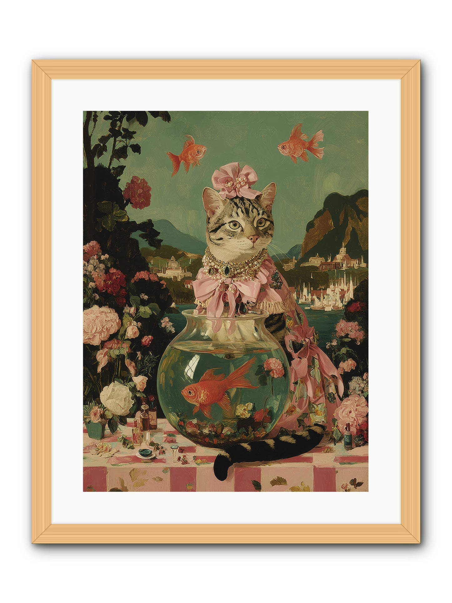 Verses Unfold -- Framed Print - Natural 18x24