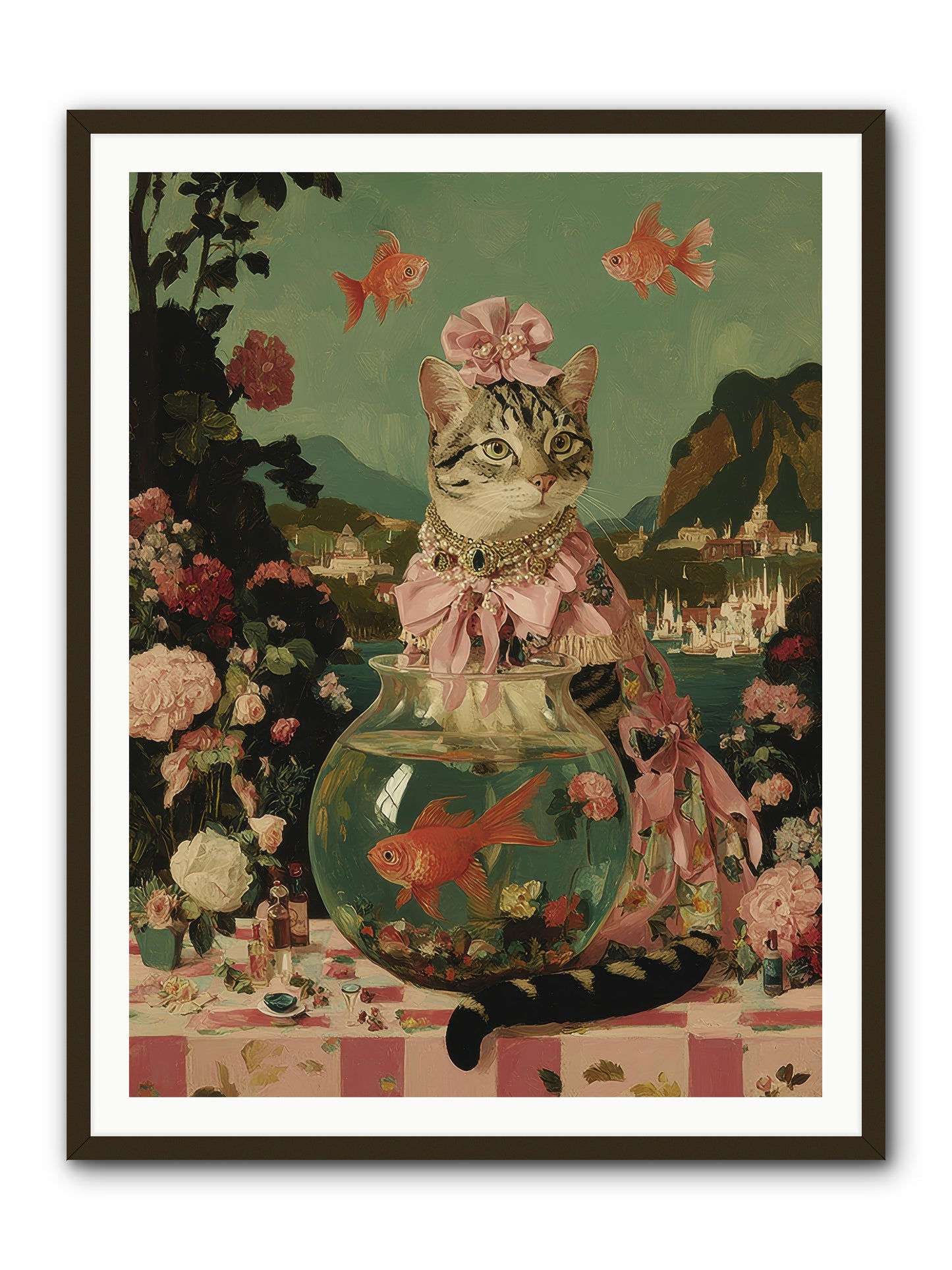 Verses Unfold -- Framed Print - Black 36x48