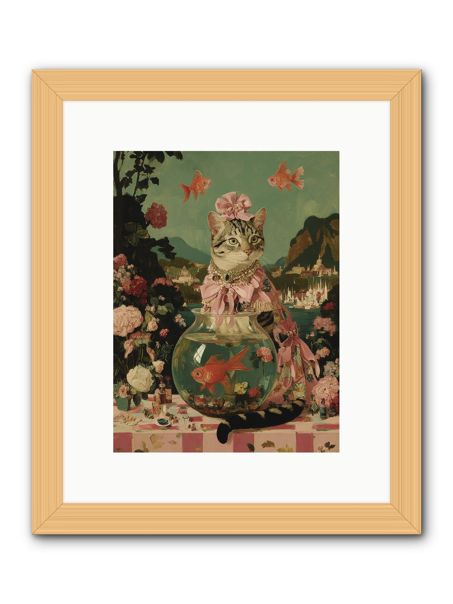 Verses Unfold -- Framed Print - Natural 9x12