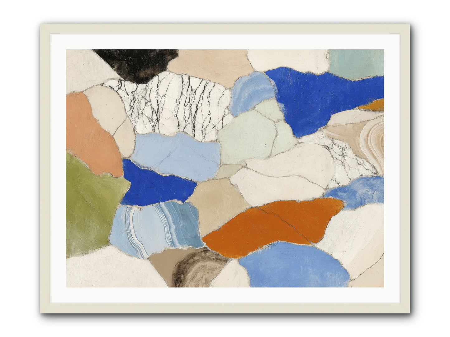 Vesper -- Framed Print - White 40x30