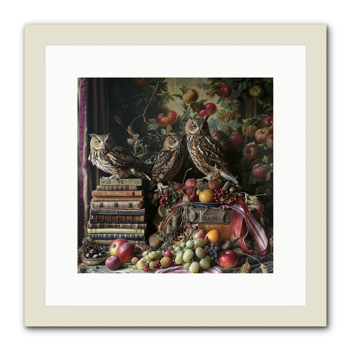 Vestige Of Solitude -- Framed Print - White 12x12