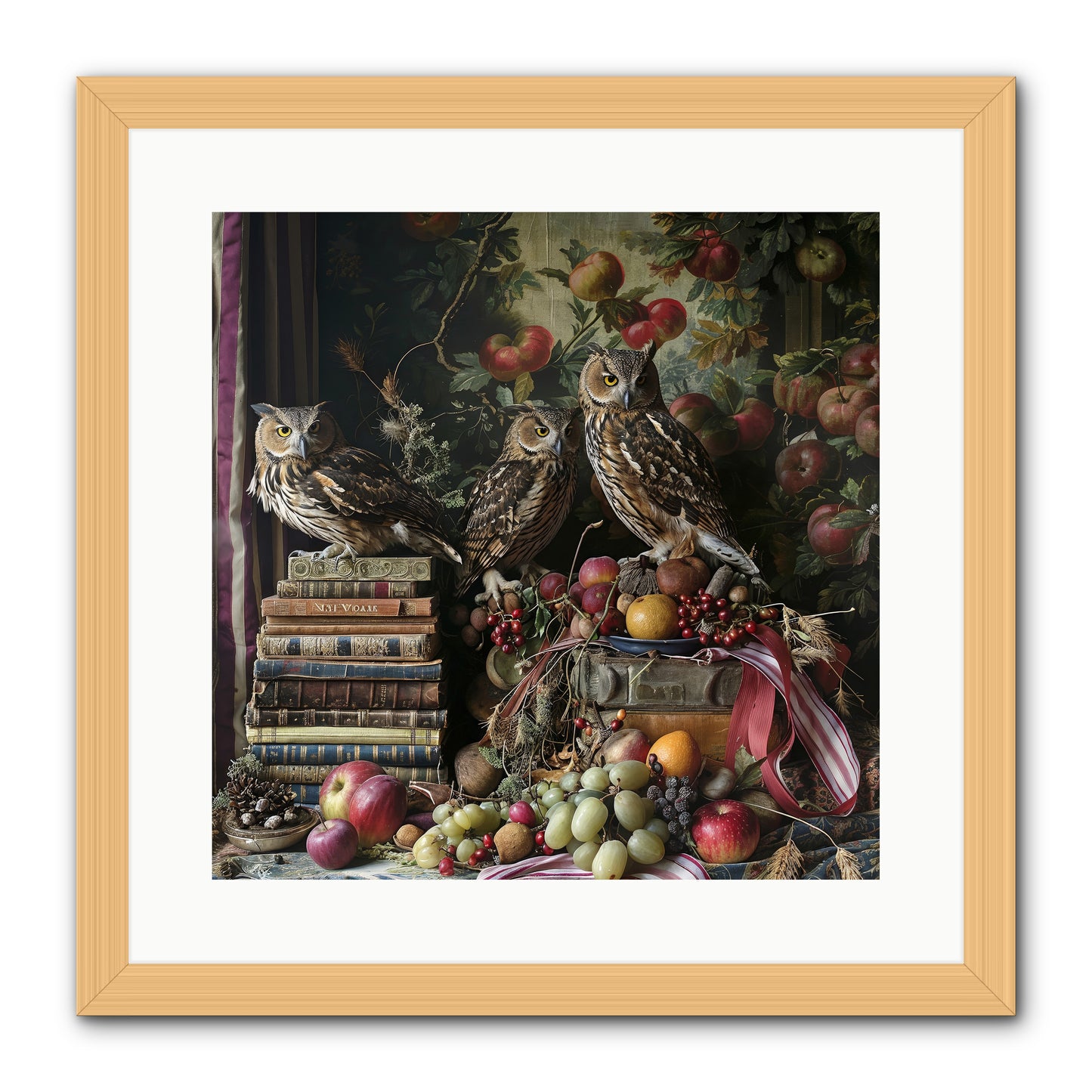 Vestige Of Solitude -- Framed Print - Natural 16x16