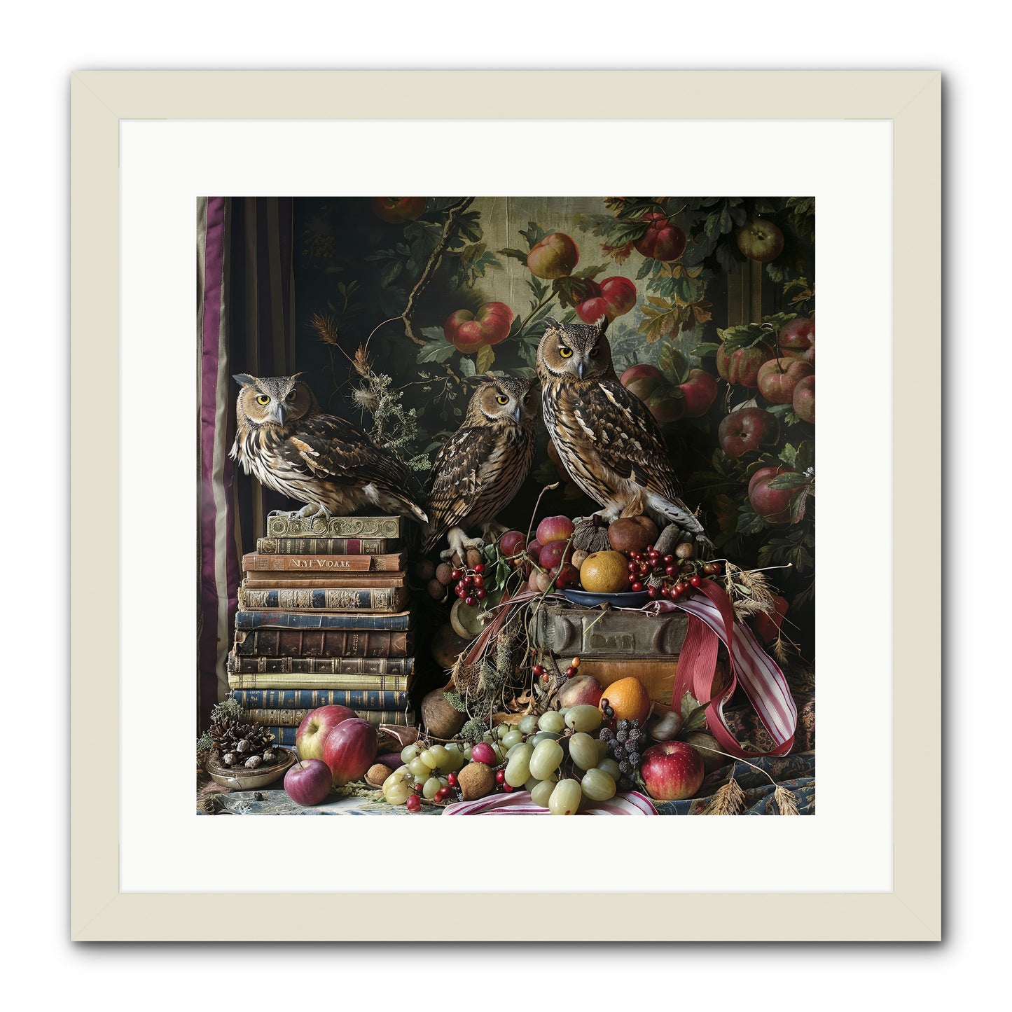 Vestige Of Solitude -- Framed Print - White 16x16