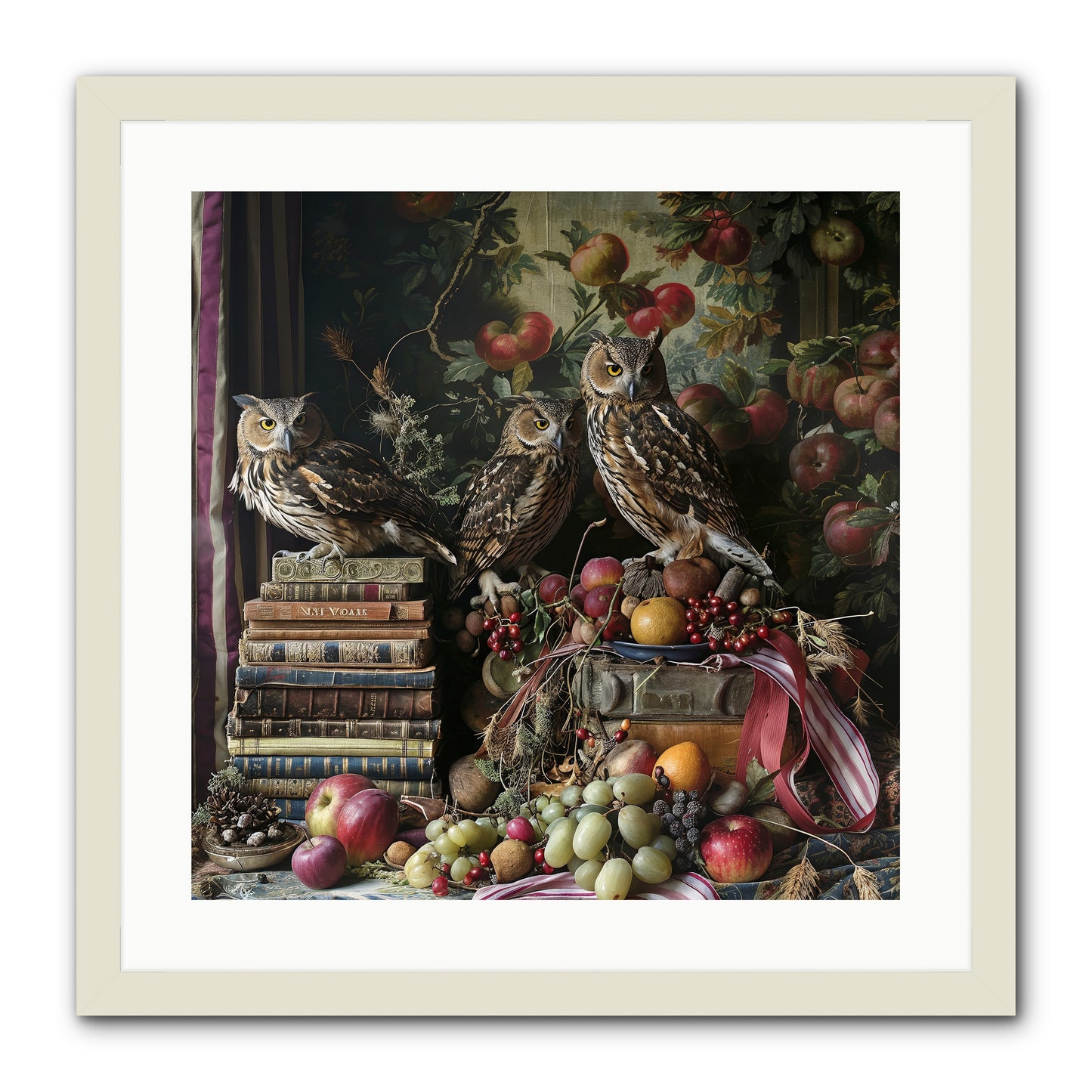 Vestige Of Solitude -- Framed Print - White 20x20