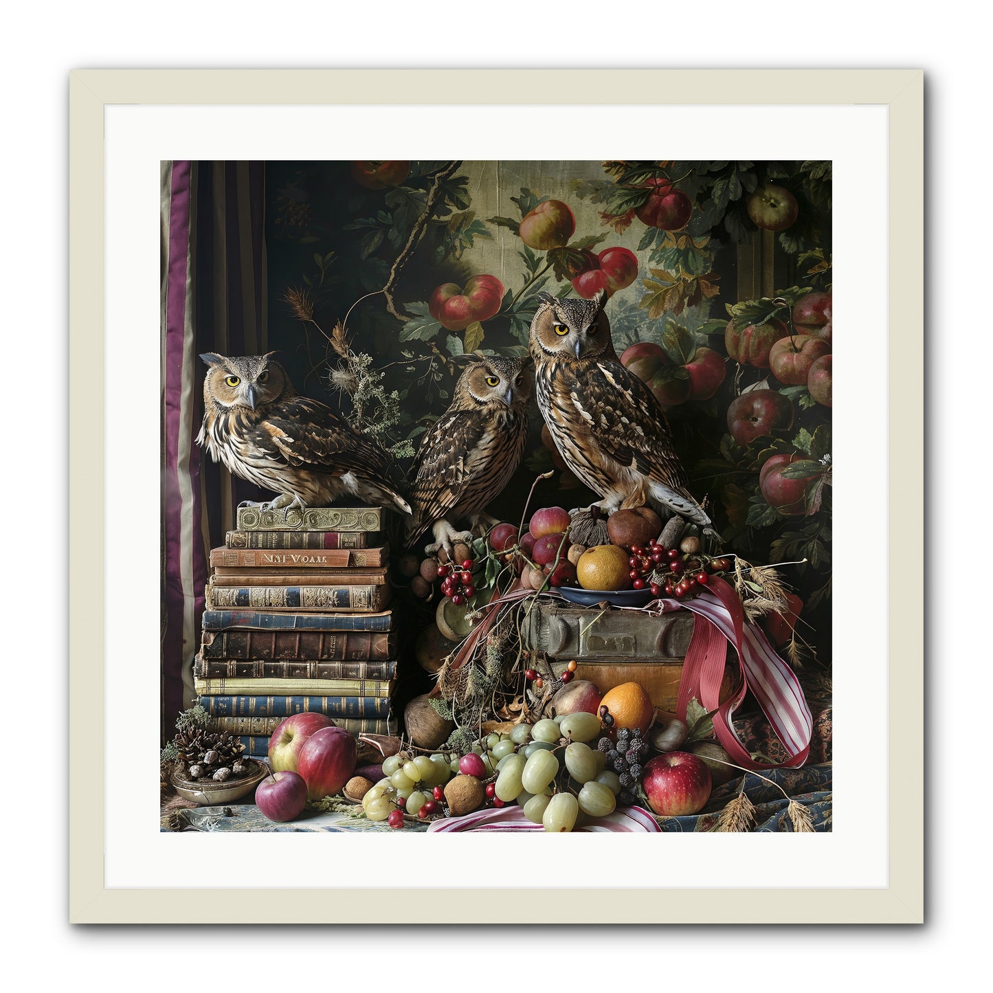 Vestige Of Solitude -- Framed Print - White 24x24