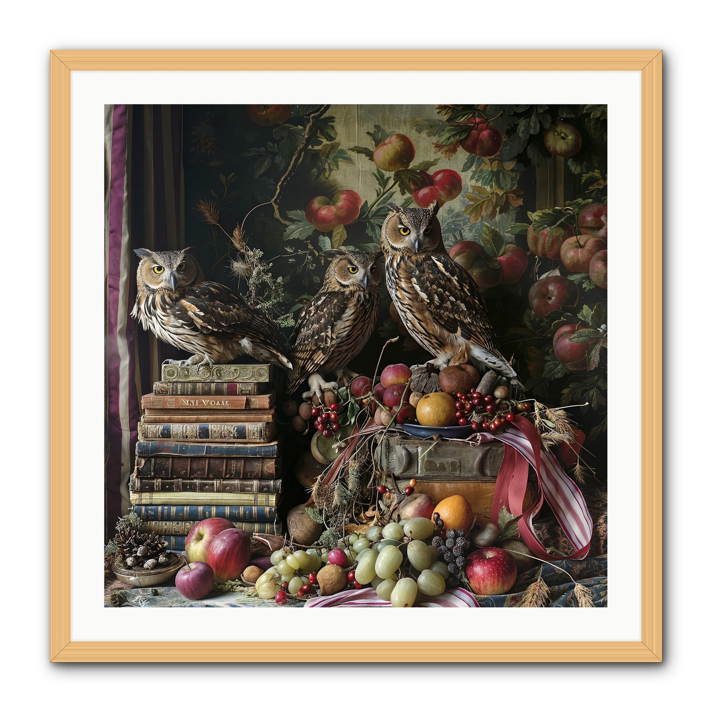 Vestige Of Solitude -- Framed Print - Natural 30x30