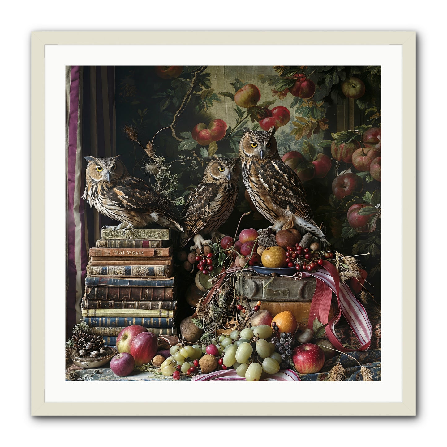 Vestige Of Solitude -- Framed Print - White 30x30