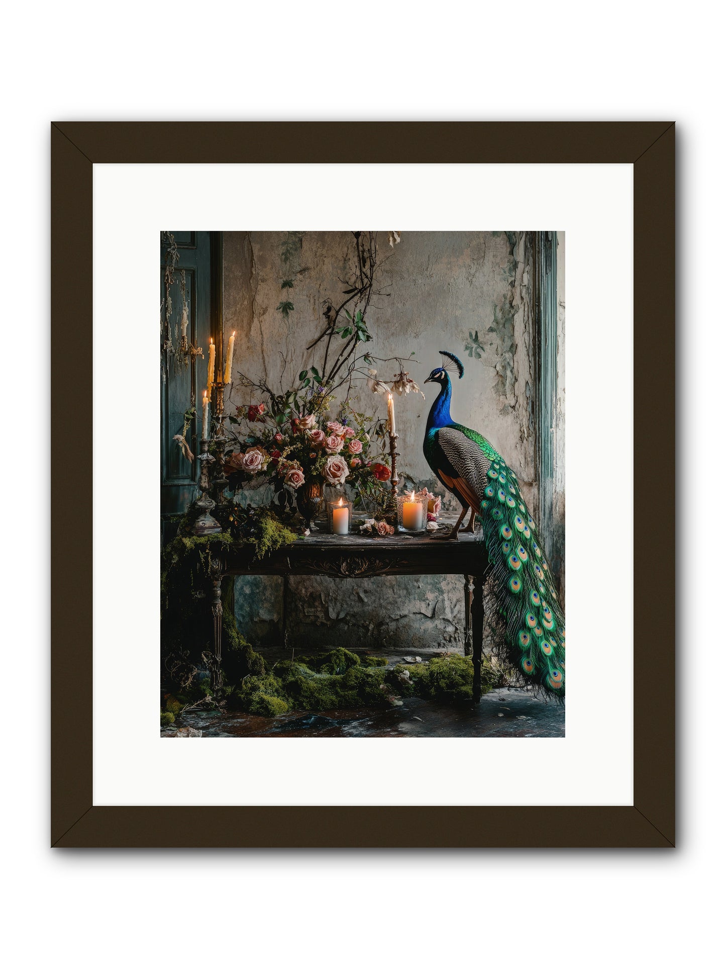 Victorian Vagabond -- Framed Print - Black 12x15